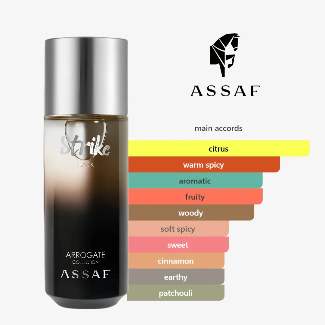 ASSAF STRIKE BLACK EDP (125ML)
