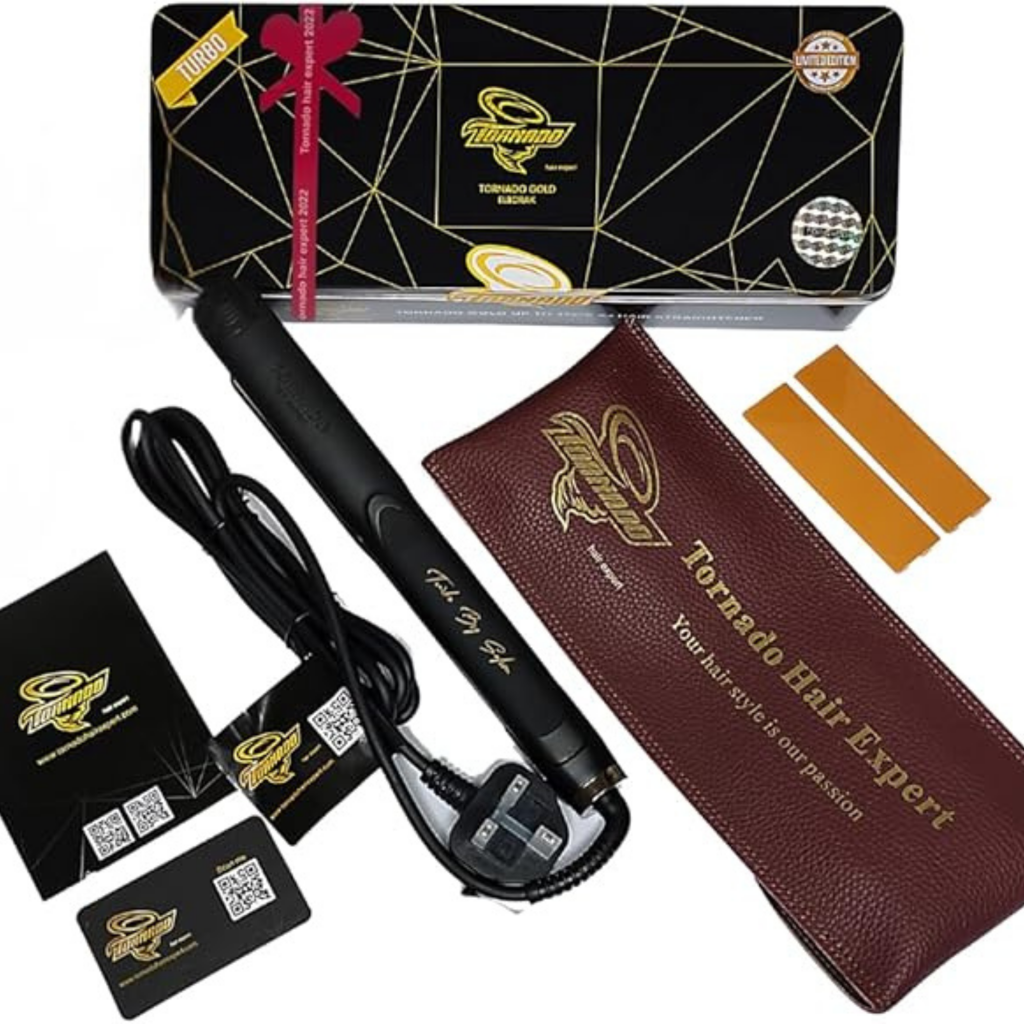 Lova Korean Hair Straightener Gold & Tornado