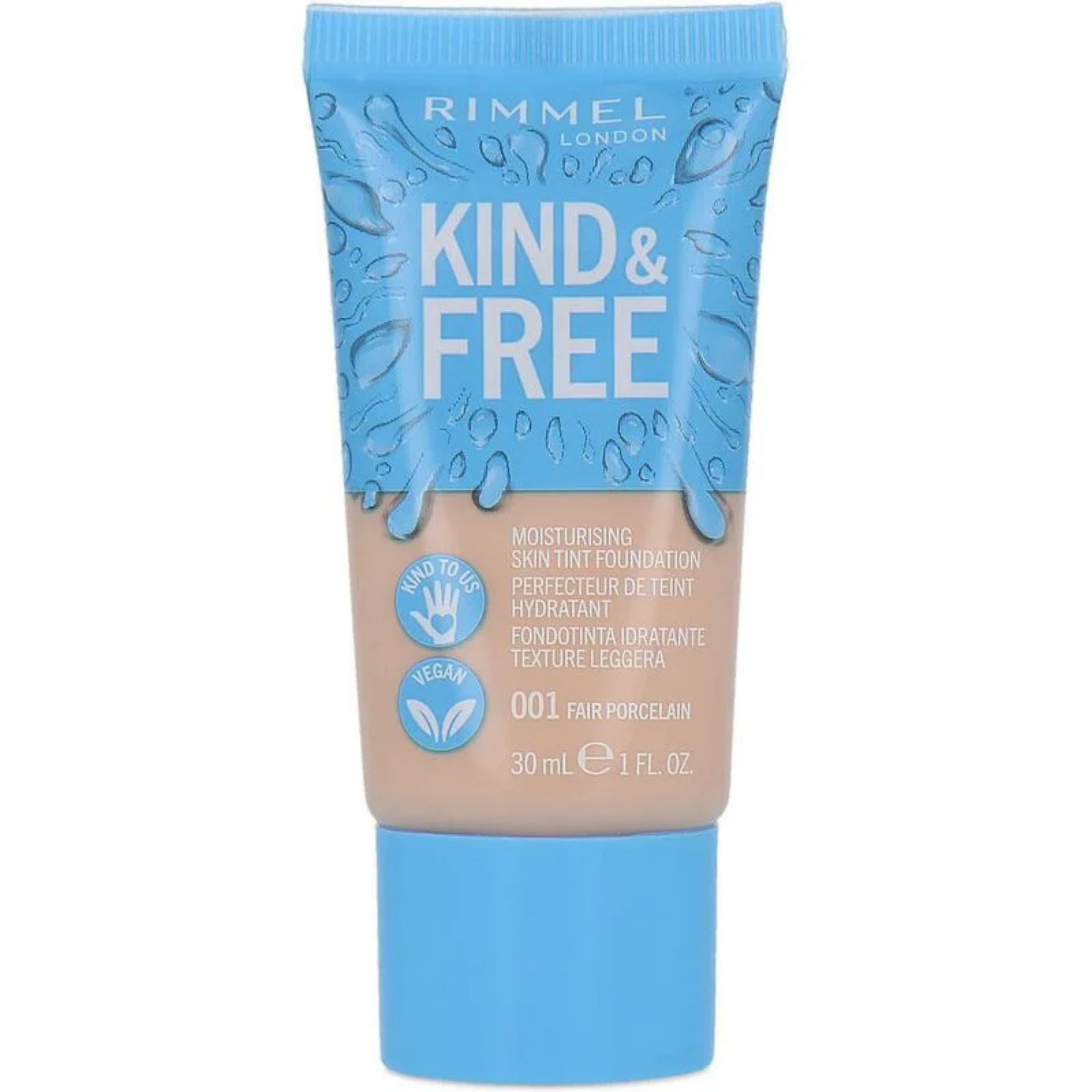 Rimmel Kind & Free Glow Foundation Fair Porcelain 001