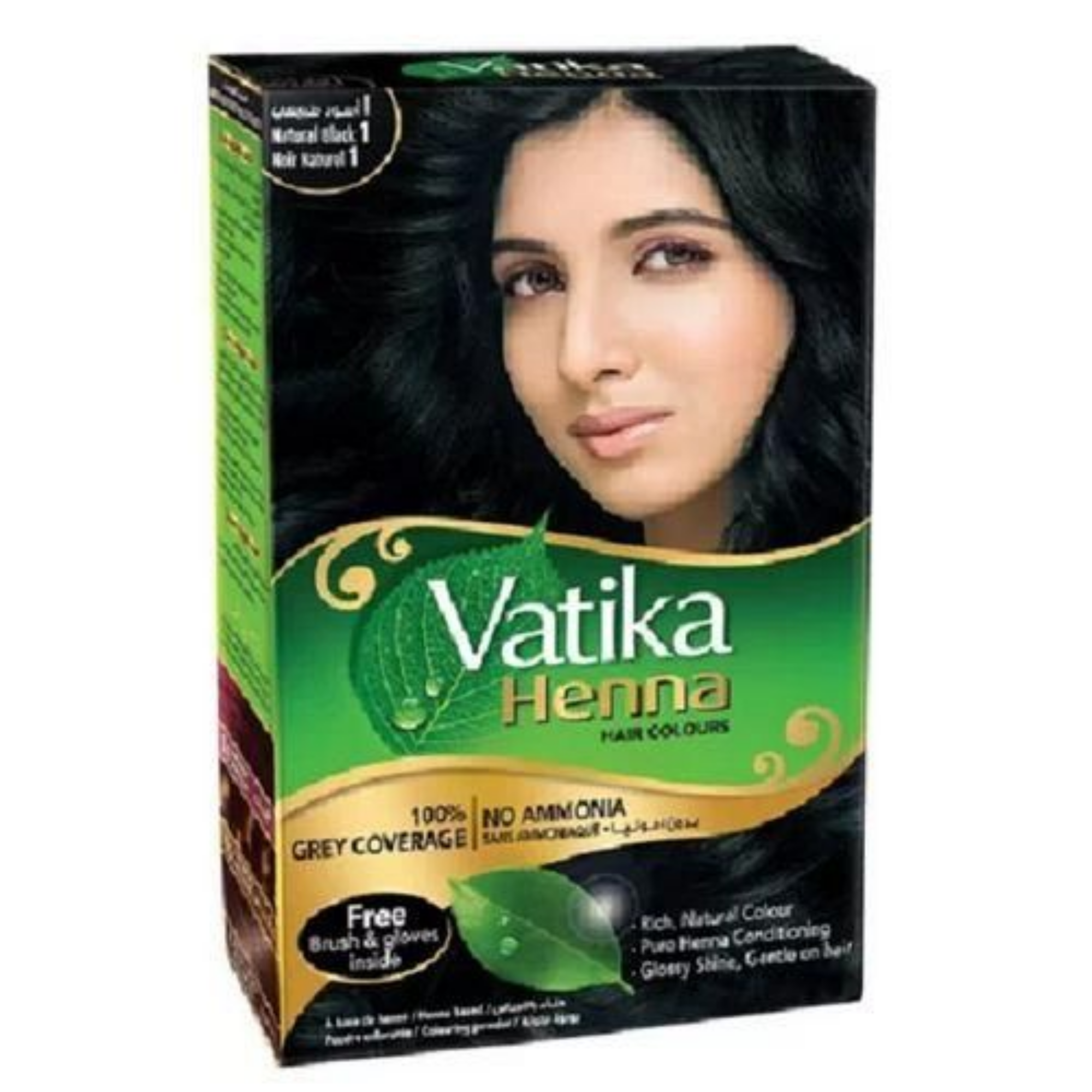 Vatika Henna Hair Color (Black Sachet)