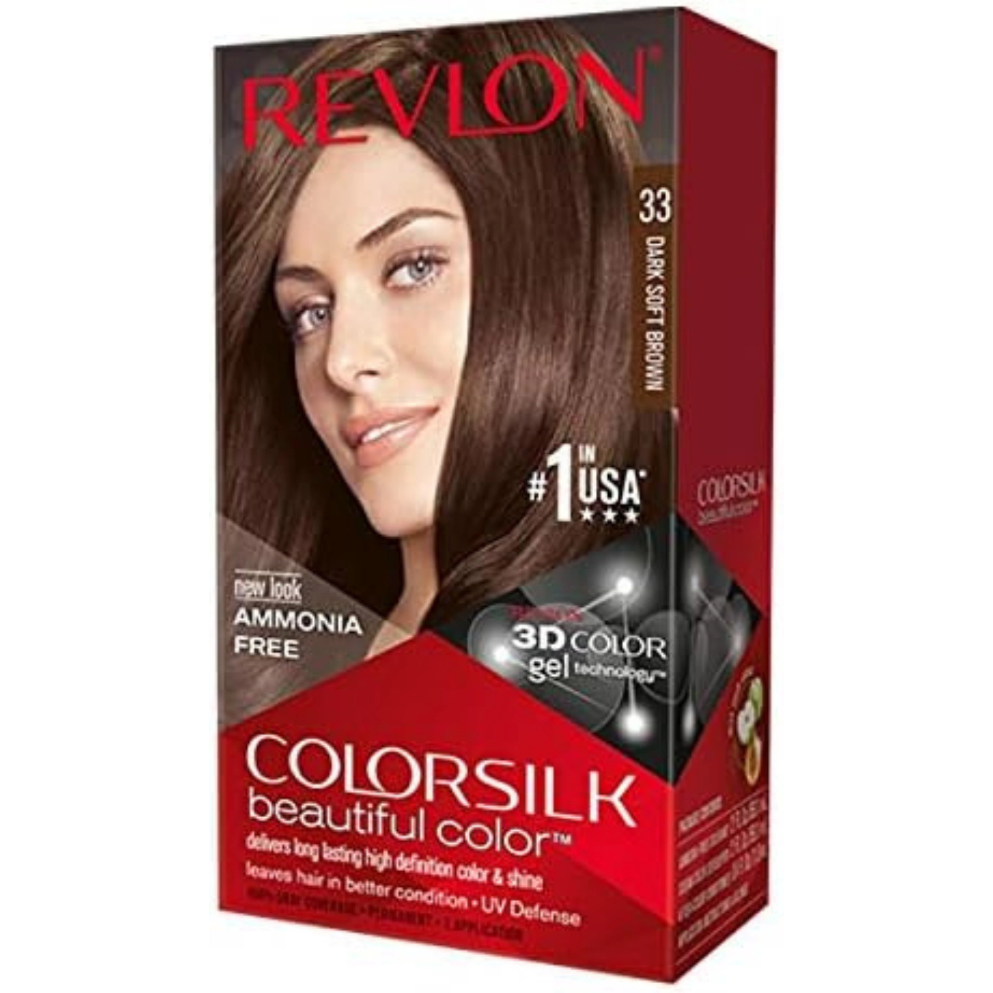 REVLON COLORSILK DARK GOLDEN BROWN 37