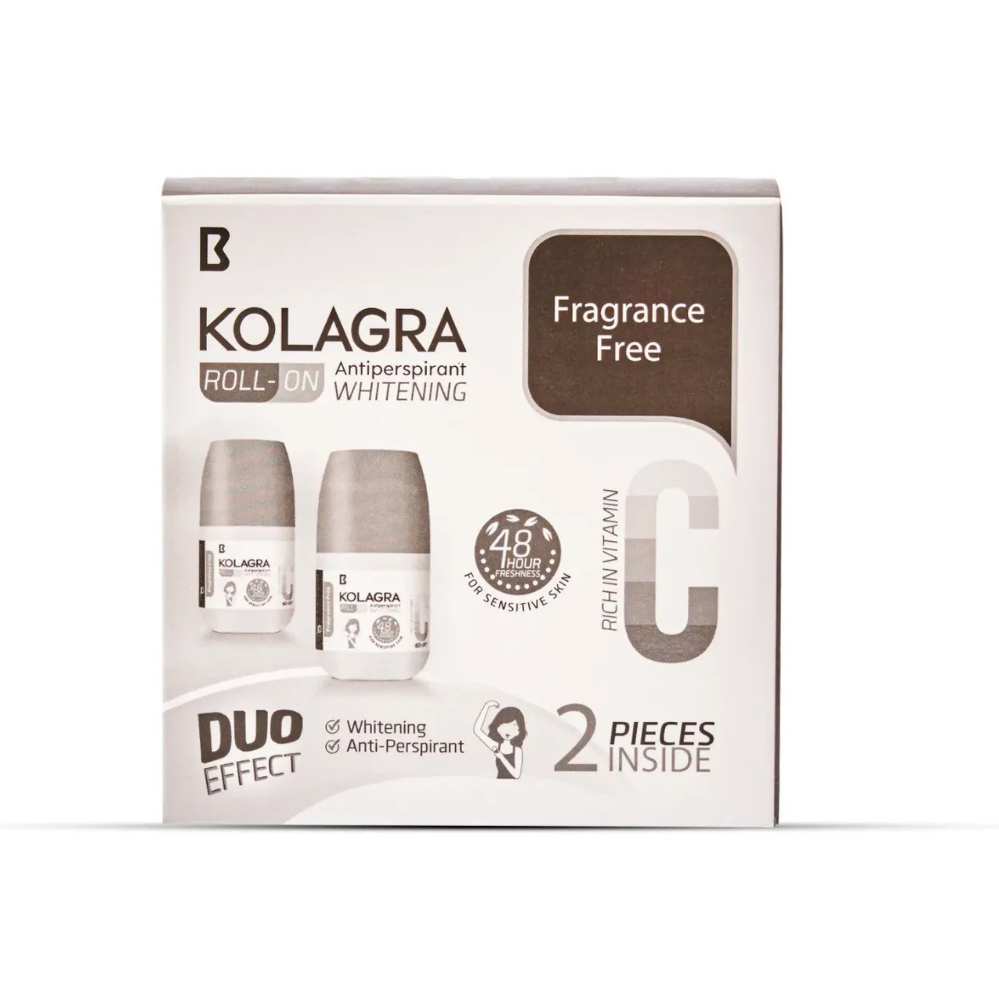KOLAGRA ROLL ON FRAGRANCE FREE PROMOPACK 1+1