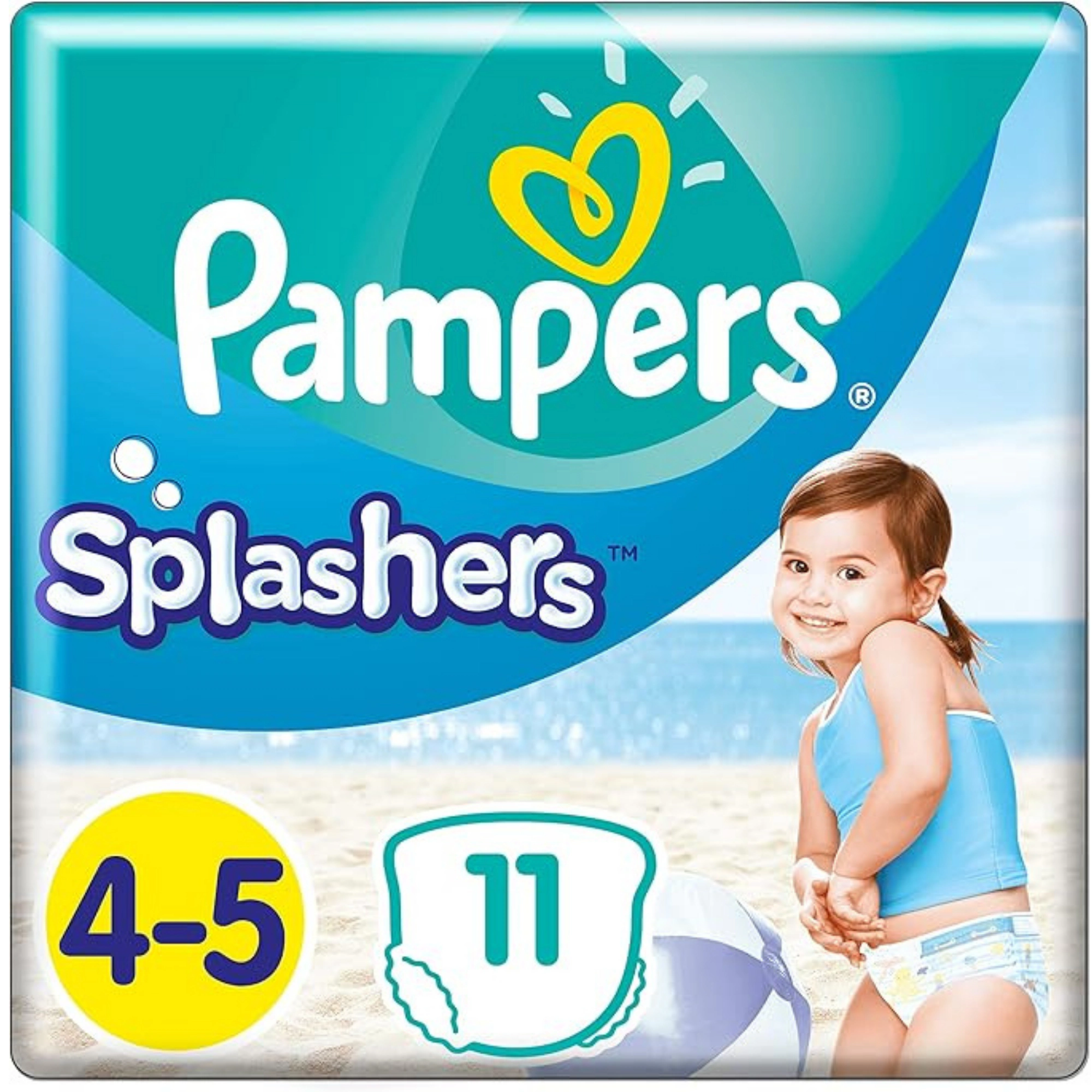 Pampers Splashers 4-5 12tmx