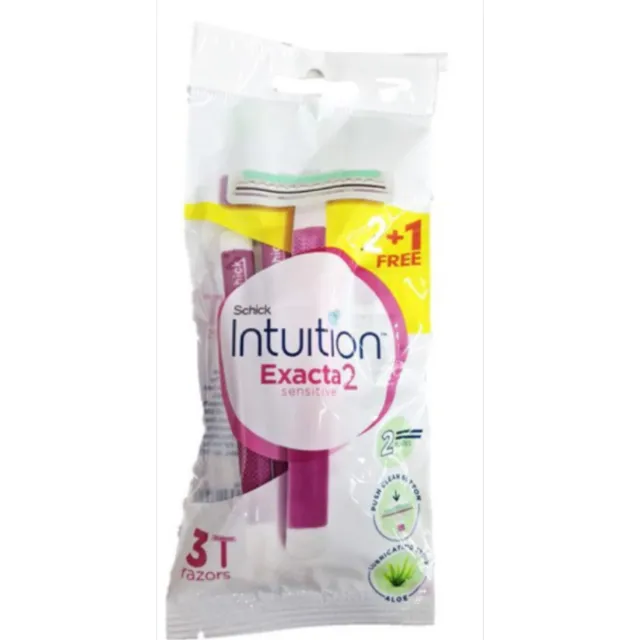 shick intuition shaving sensitive exacta 2+1