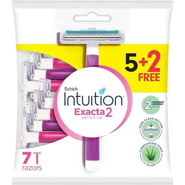 shick intuition shaving sensitive exacta 5+2