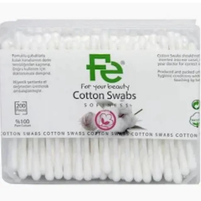 FE Cotton Ear Swabs 200pcs