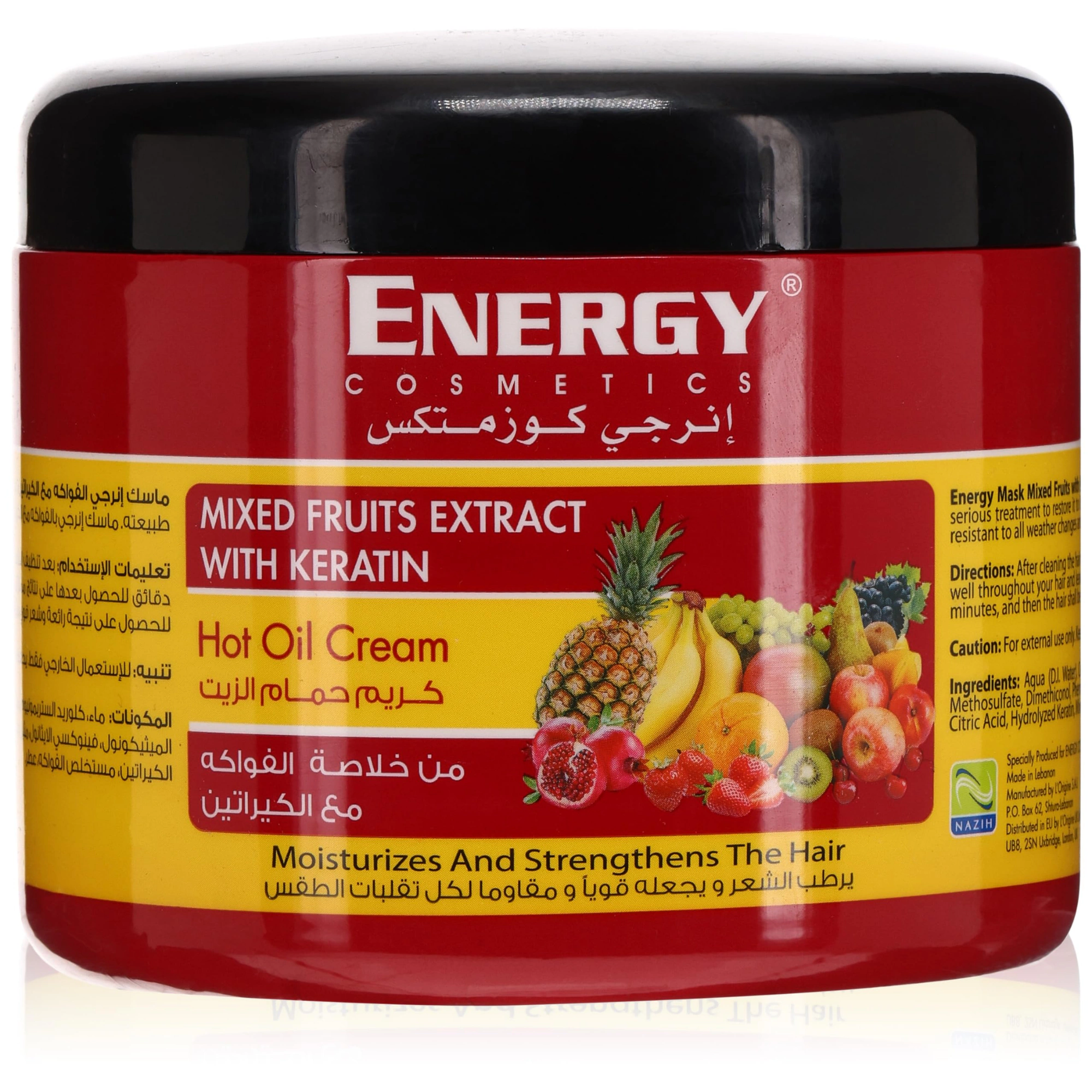 Energy Hair Mask Max Fruit Keratin 500ml