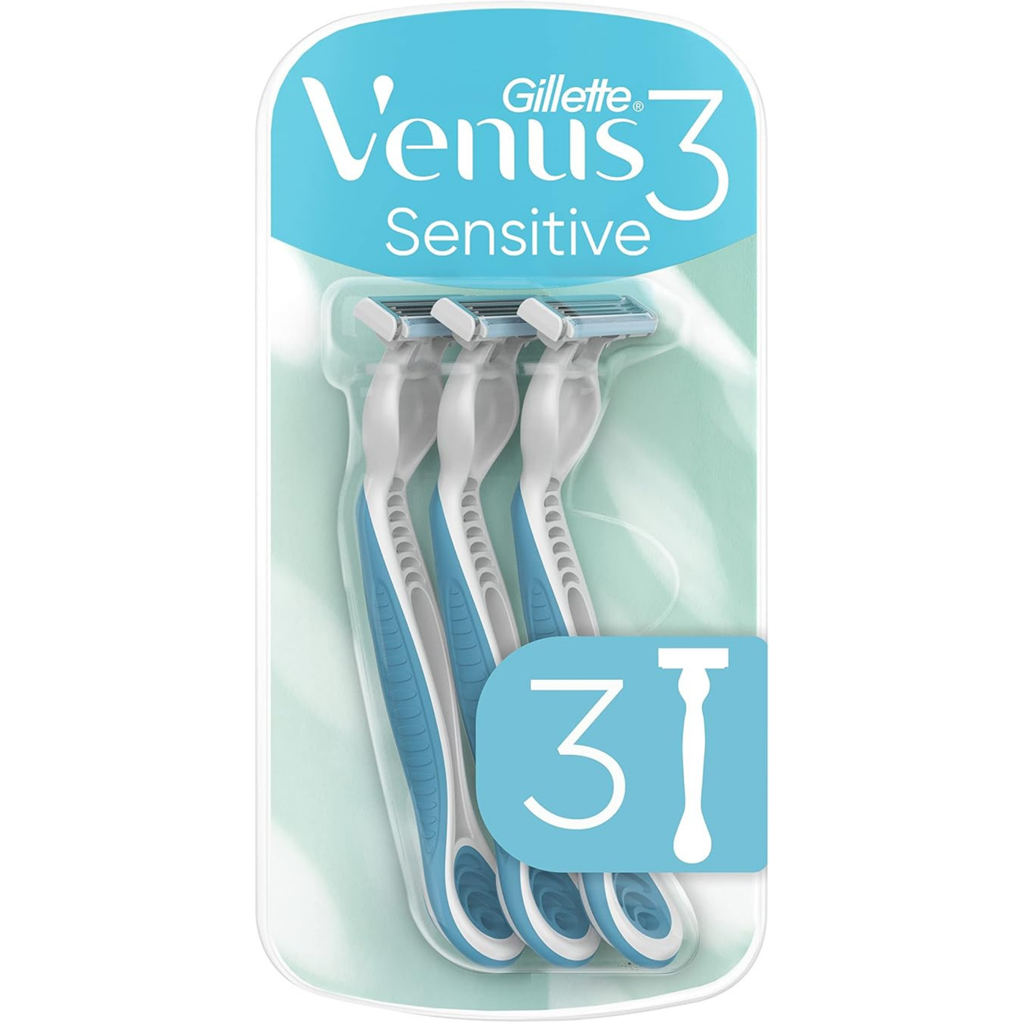 Gillette Venus Blue 3 Razors - 3 Pcs
