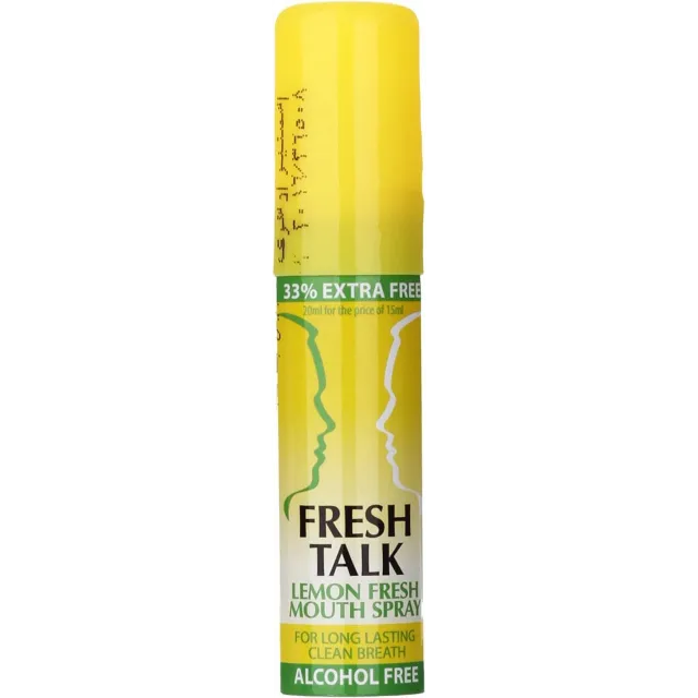 fresh talk mouth spray lemon fresh 20ml