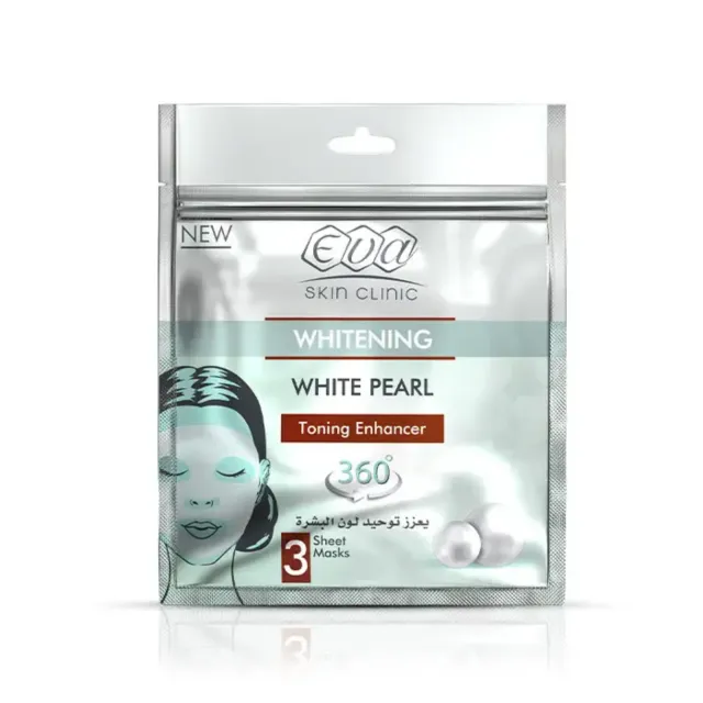 eva skin clinic sheet mask white pearl
