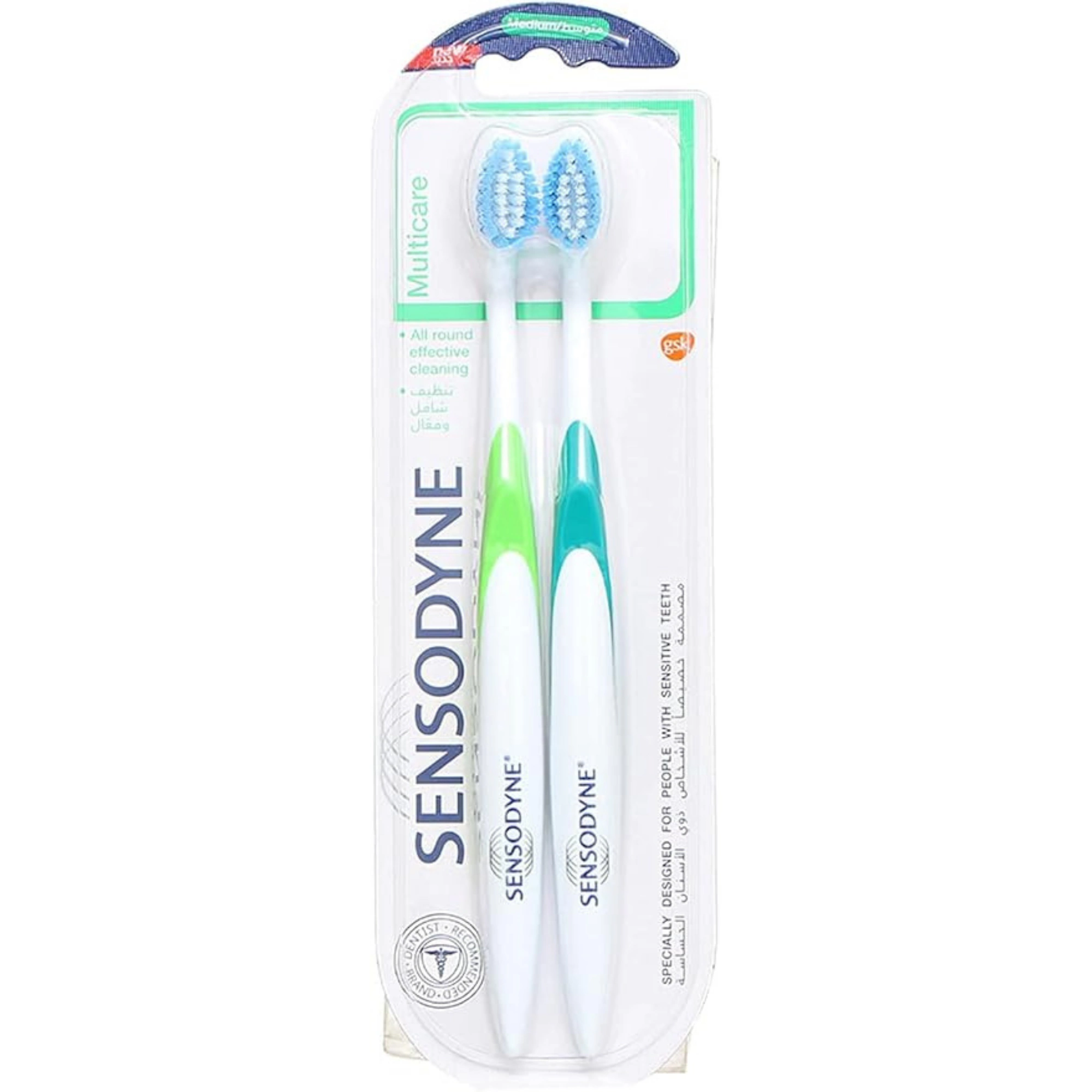 Sensodyn Toothbrush MULTI CARE MEDIUM 1+1