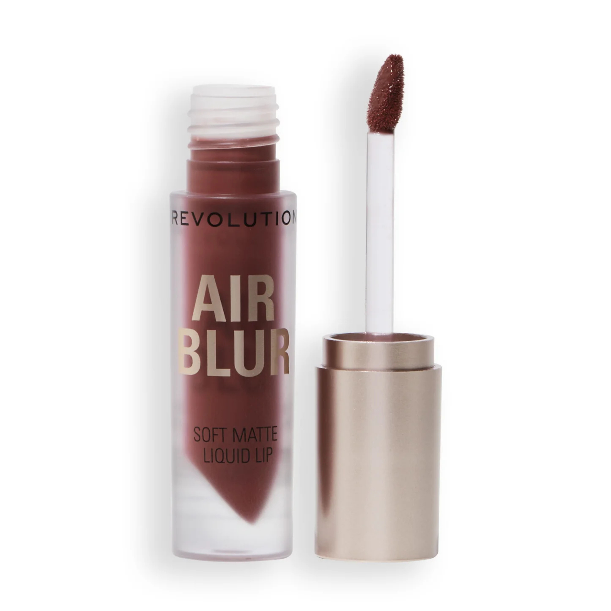Revolution  lipgloss matt air blur peachy