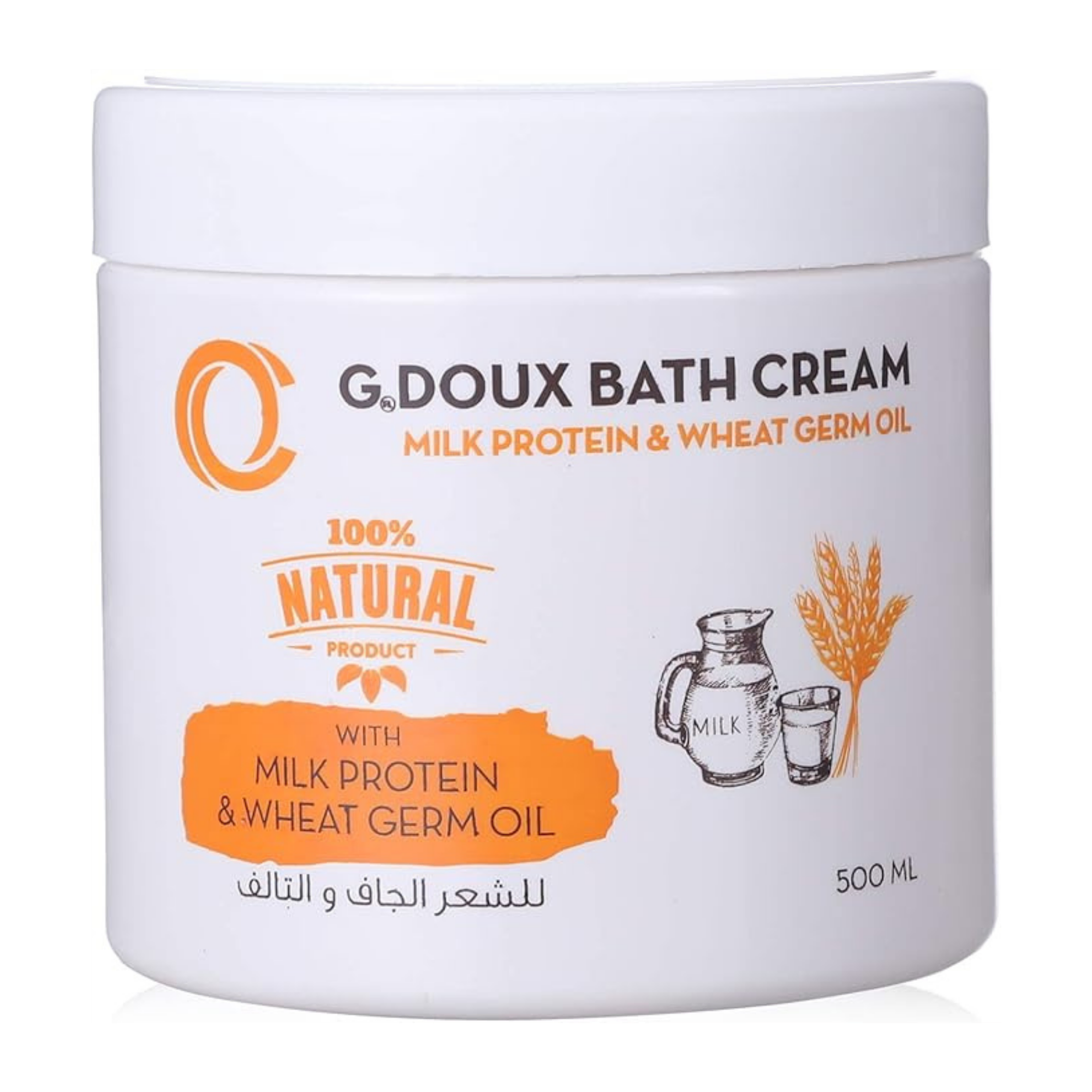 G.DOUX bath cream milk protein 500ml
