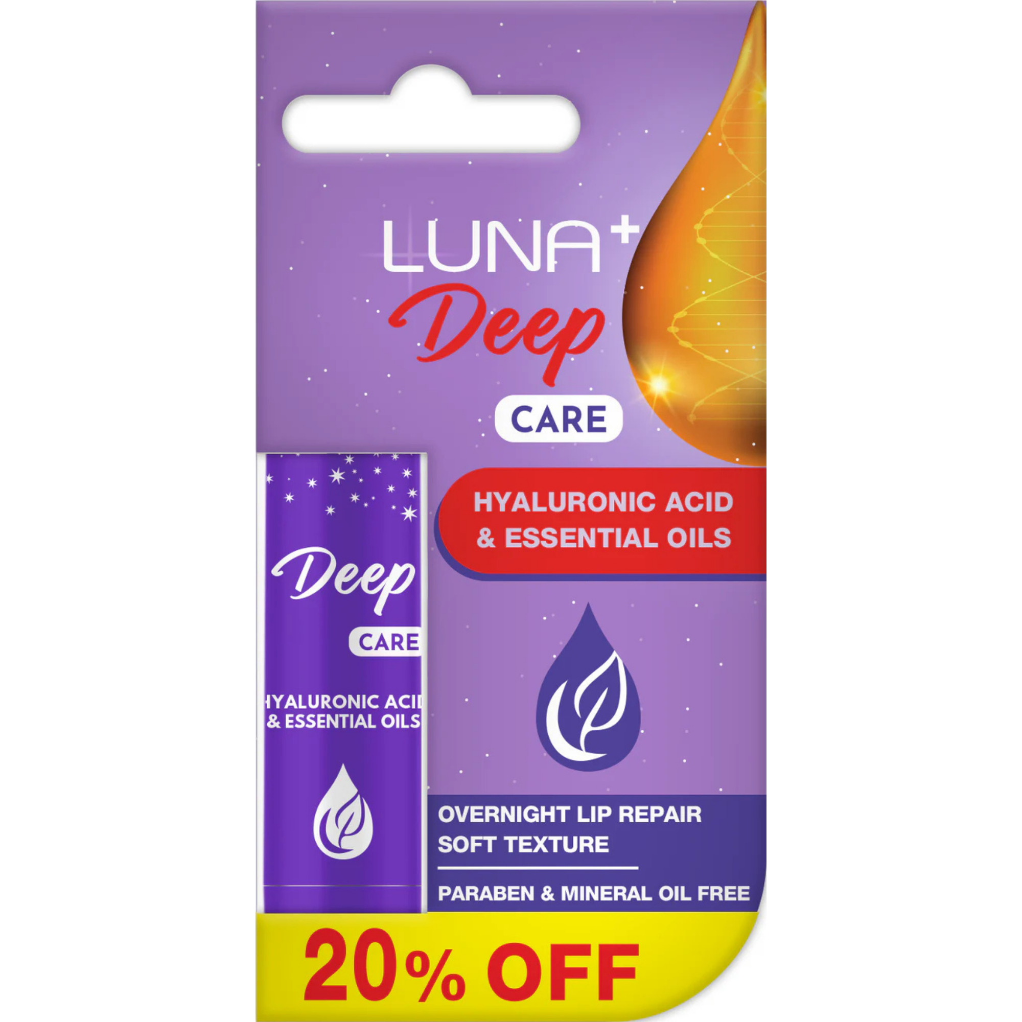 Luna Lip Moisturizer HYALURONIC ACID