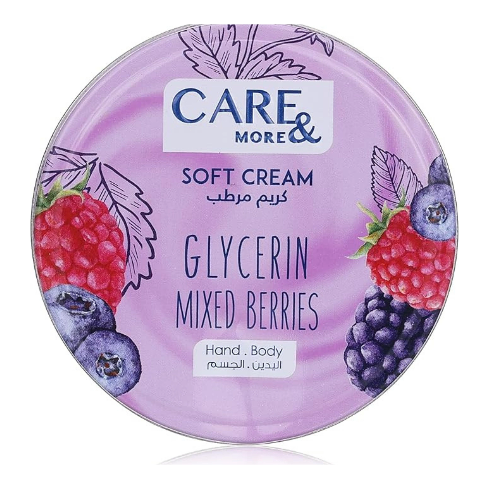 Care&More Soft Cream Hand&Body Mix Berries 75ml