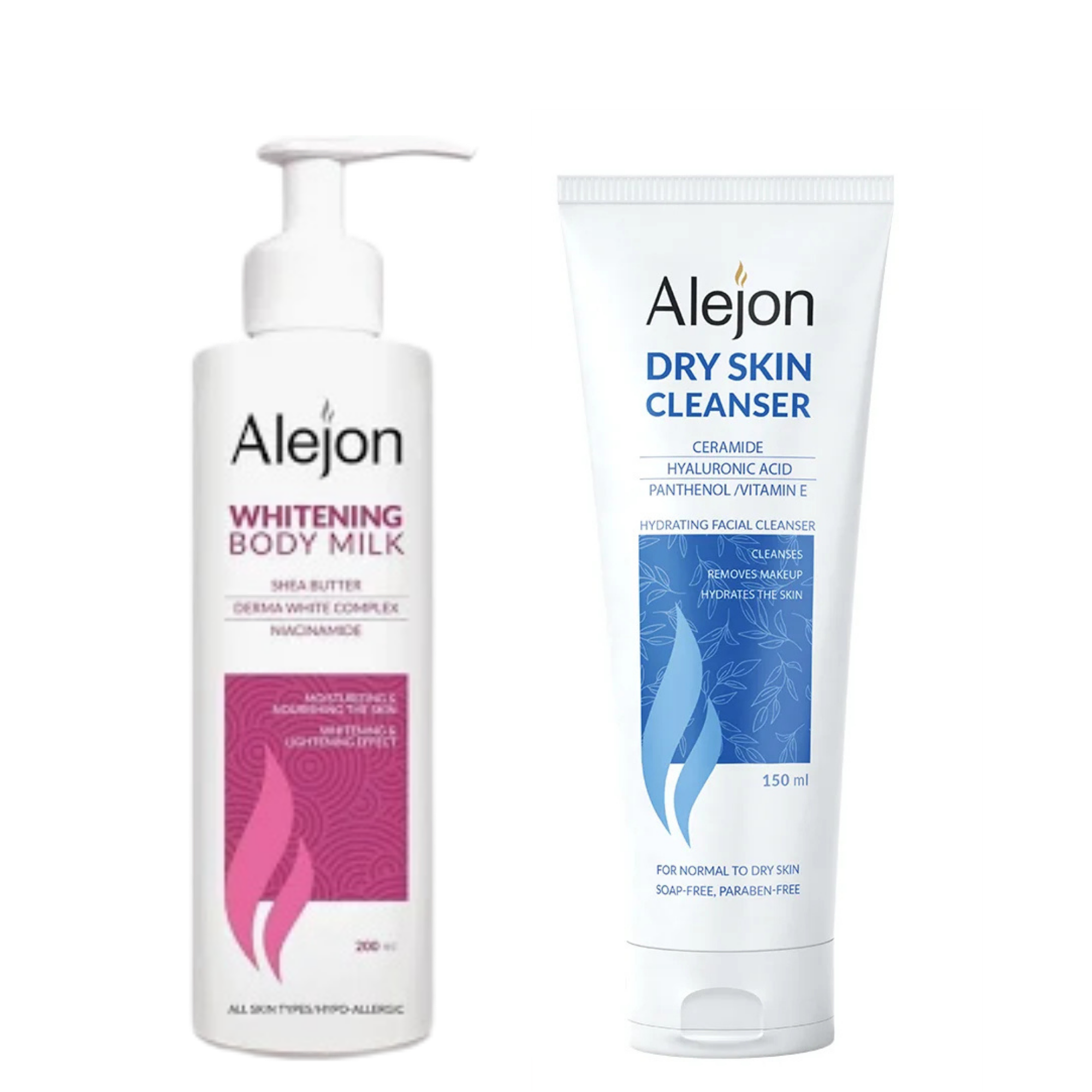 alejon body milk + cleanser dray skin