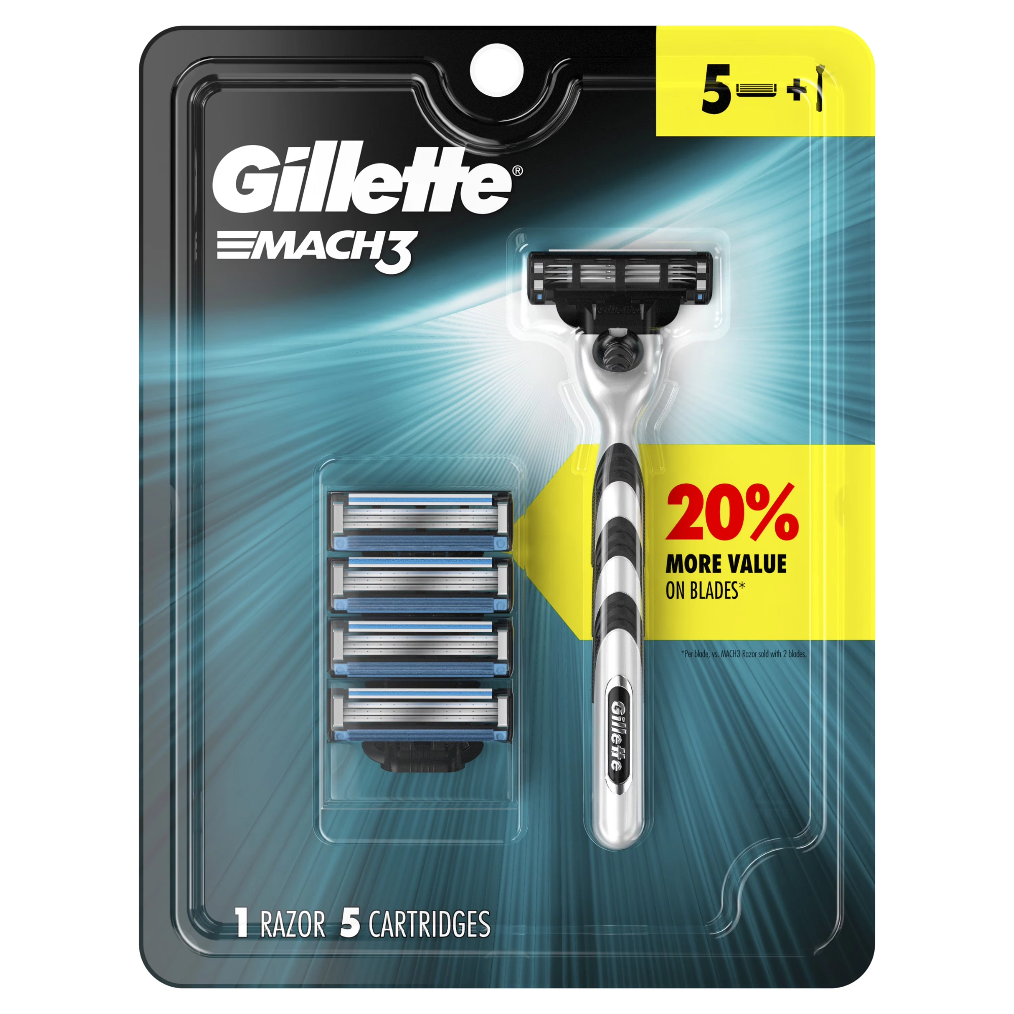 Gillette Mach3+ 5 Cardrige