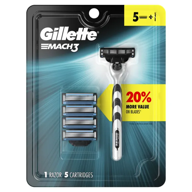 Gillette Mach3+ 5 Cardrige