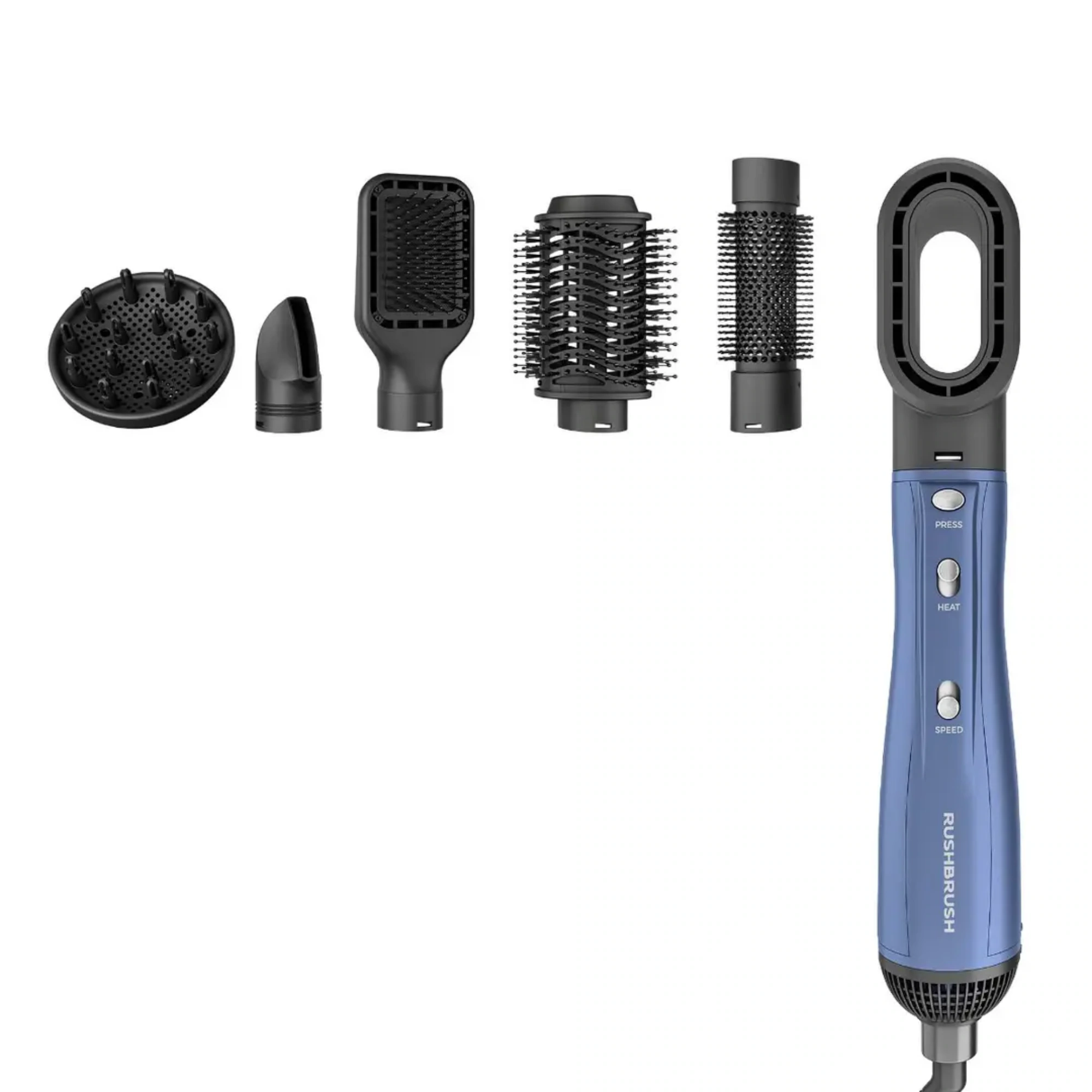 RUSHBRUSH STRAIGHTNER plus 6 air styler navy