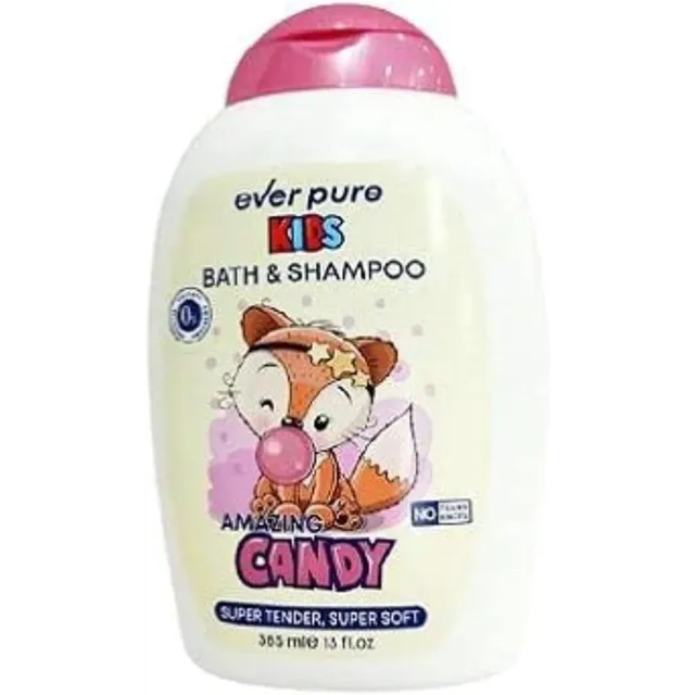 ever pure kids bath & shampoo amazing candy385ml