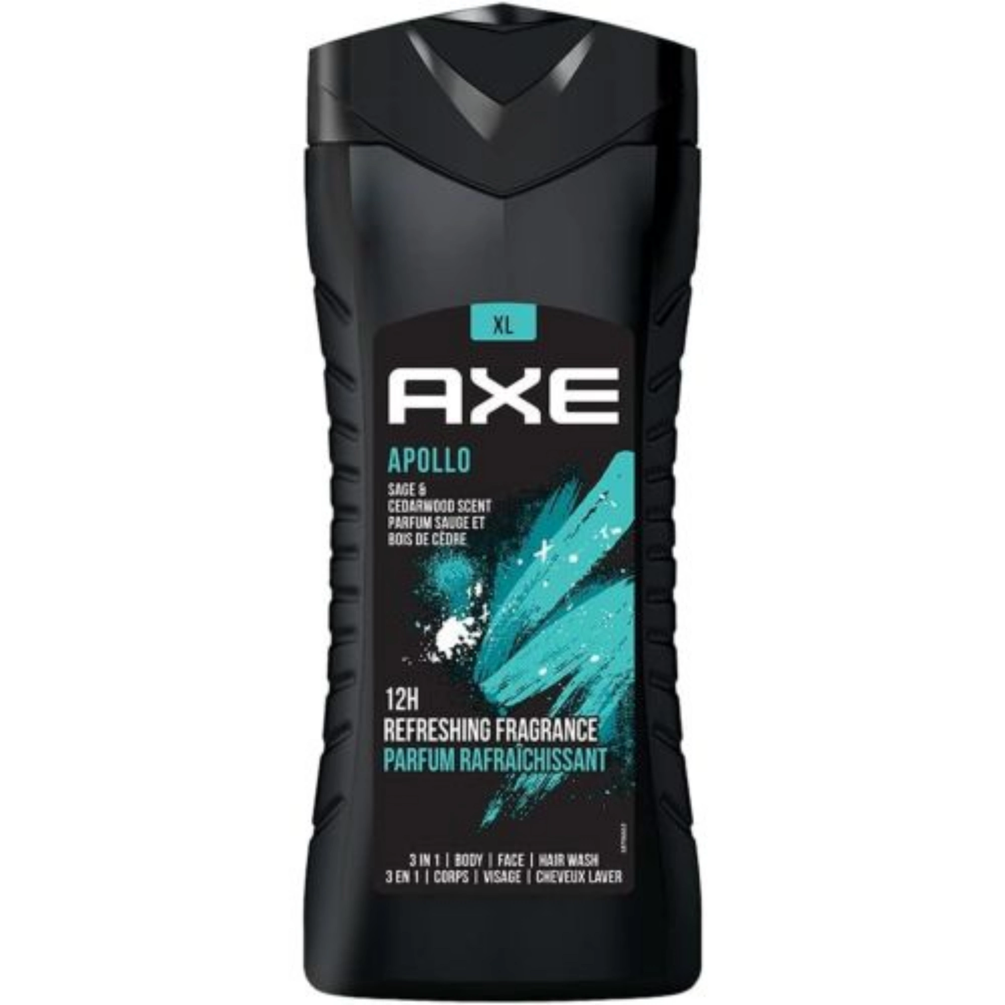 AXE APOLLO 3*1 body face  hair wash 400ml