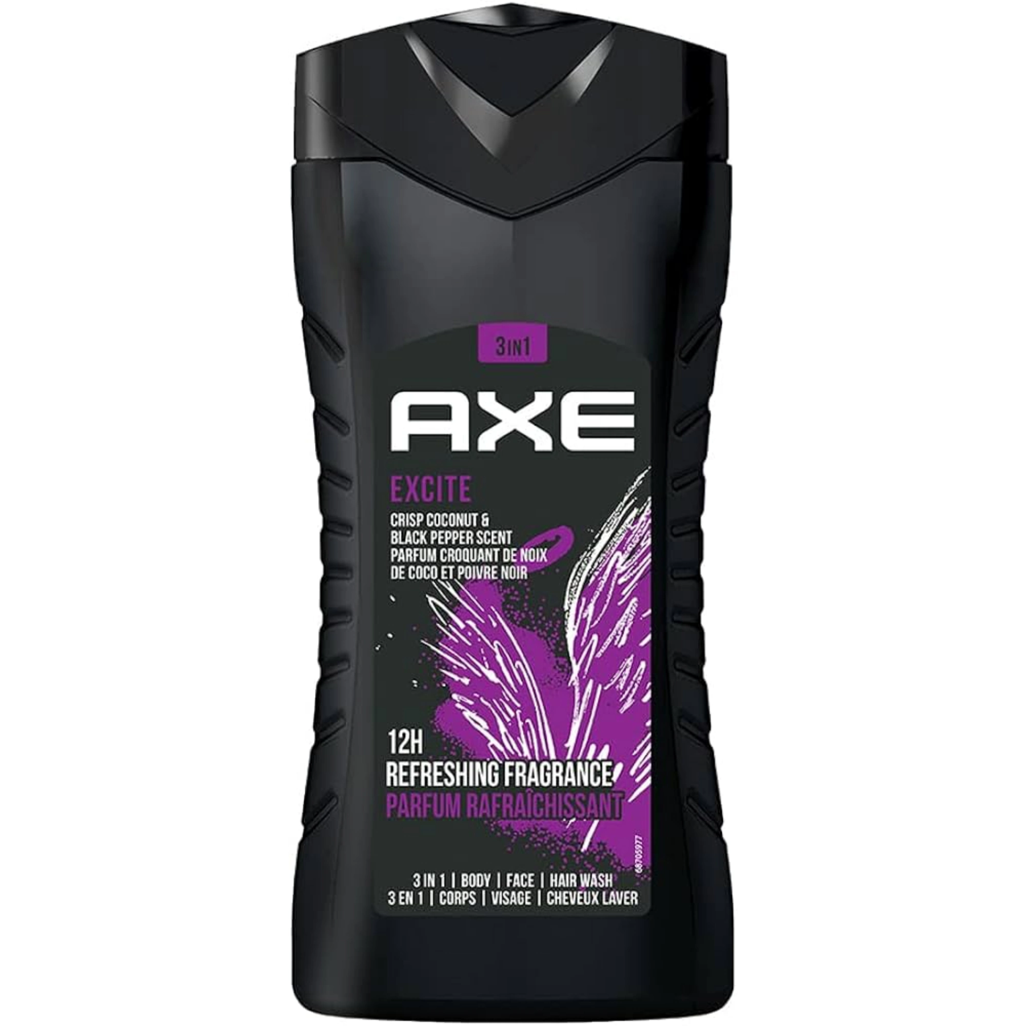 AXE EXCITE 3*1 body face hair wash 400ml