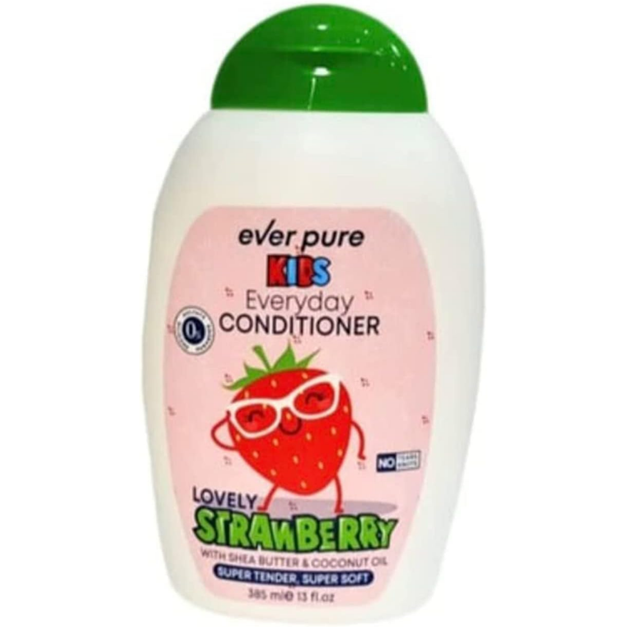 ever pure kids shampoo lovely strawberry 385ml