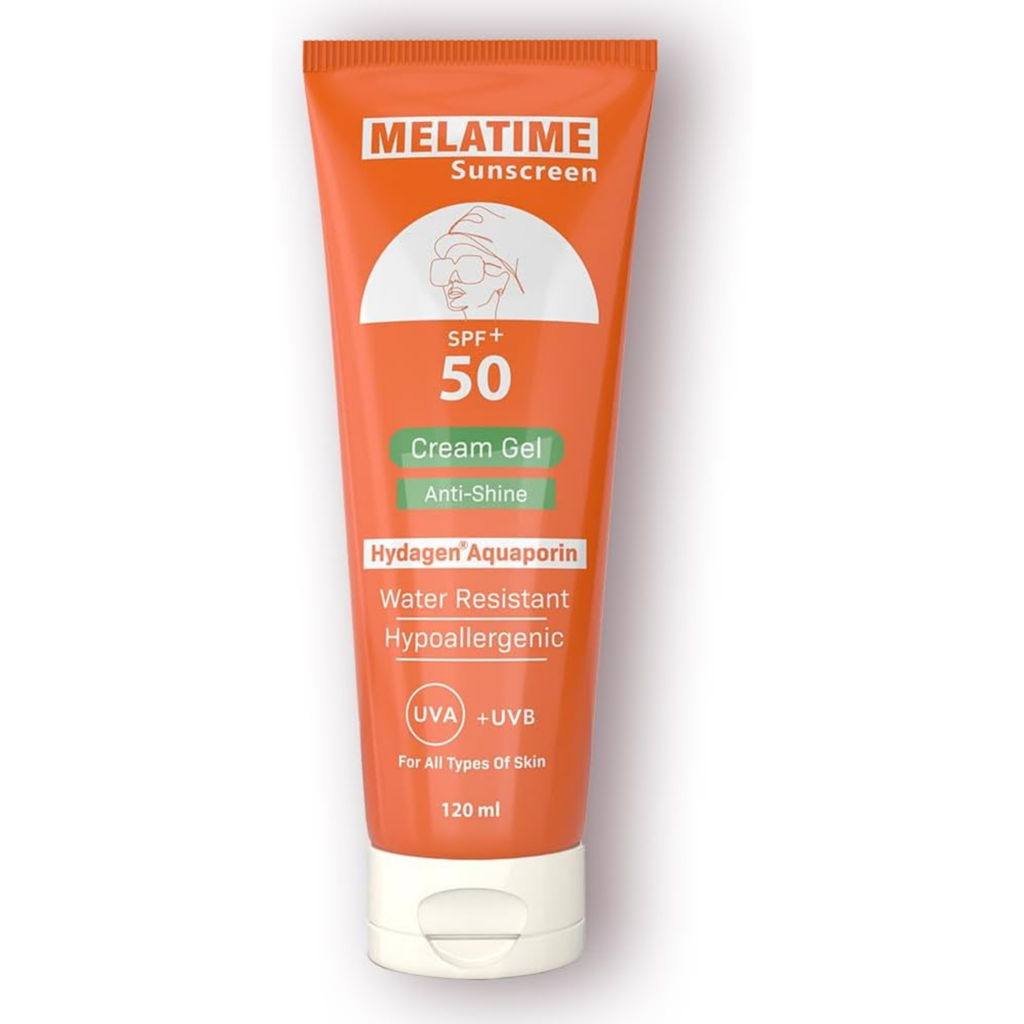 MELATIME SUN CREAM  GEL SPF50+120GM