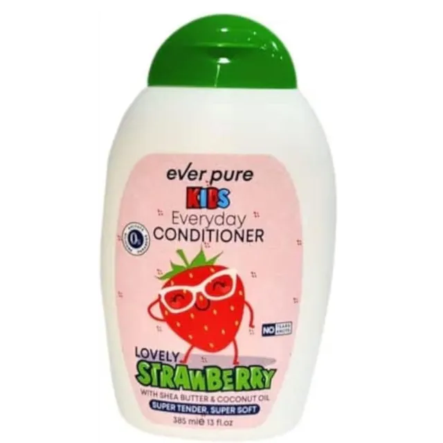 ever pure kids conditioner lovely strawberry 385ml