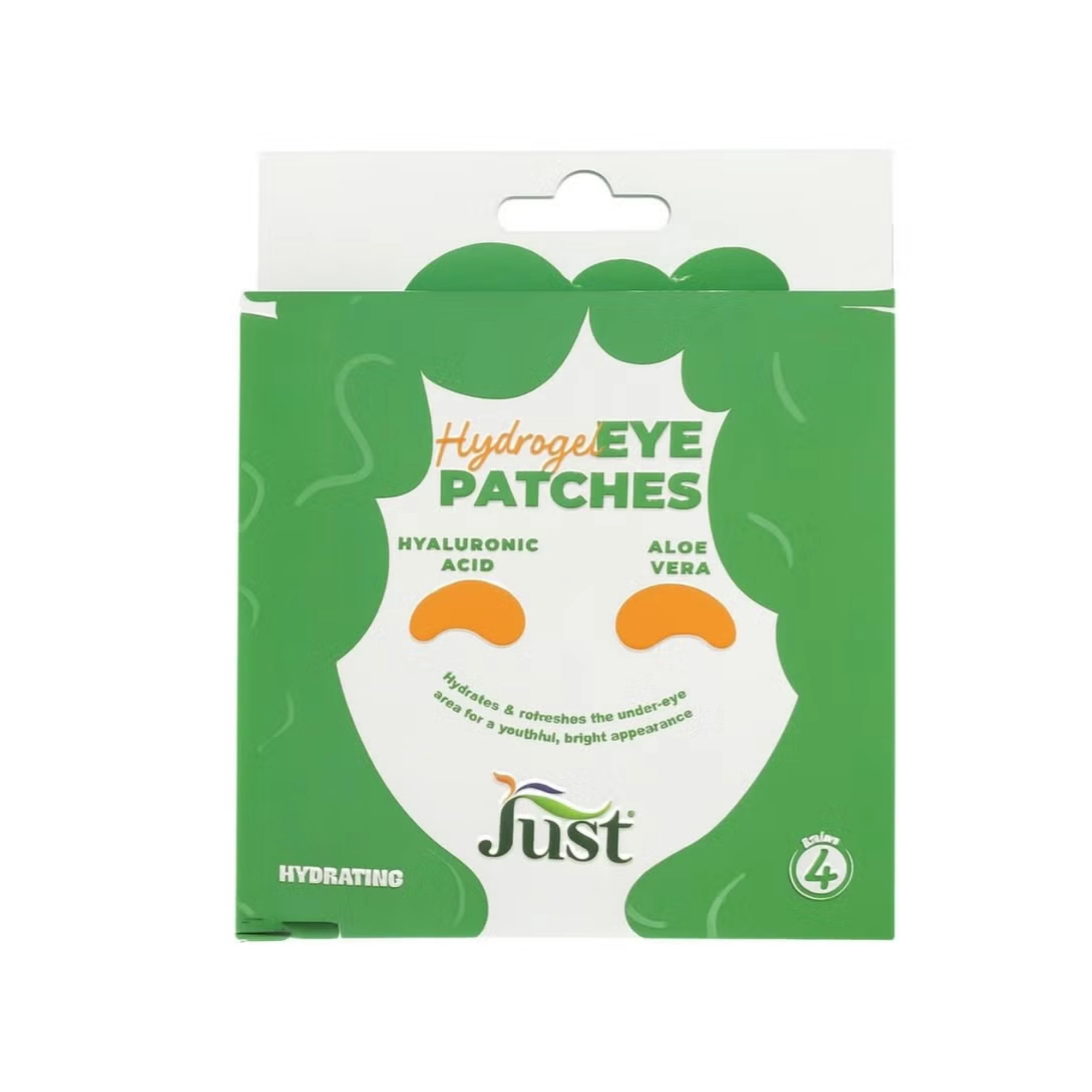 JUST EYE PATCHES 4 PAIRS HYALURONIC&ALOE VERA