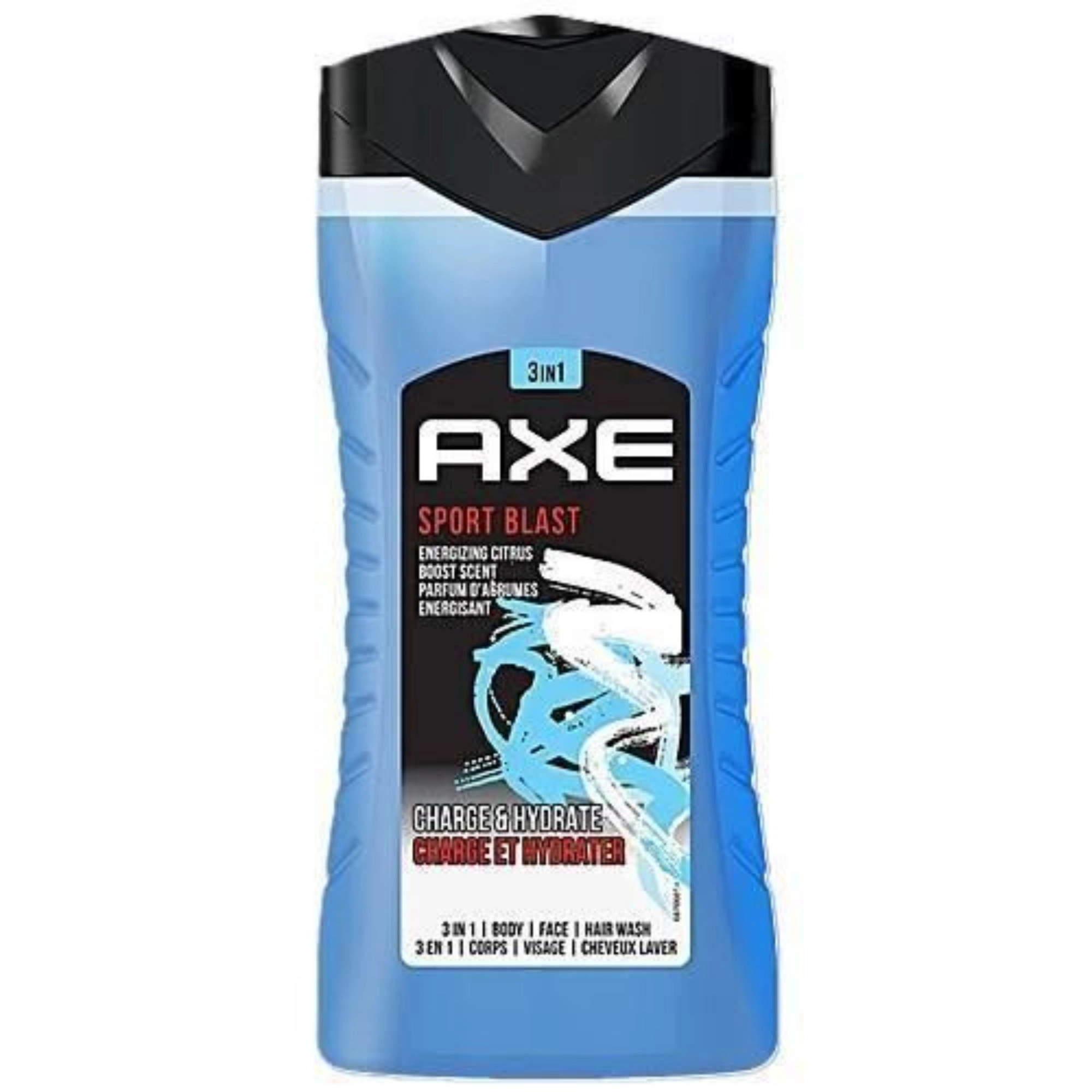 AXE sportblast 3*1 body face hair wash 400ml