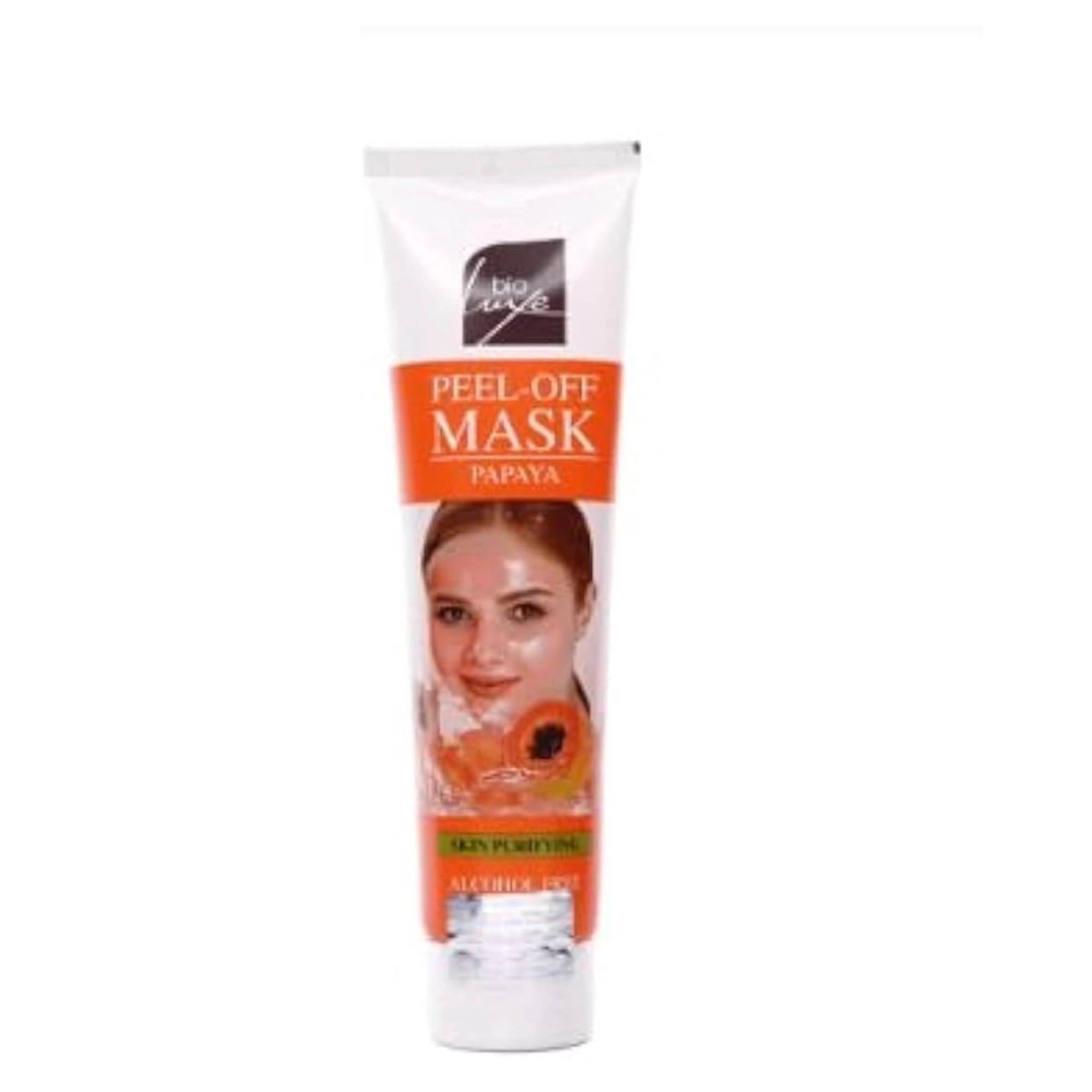 bioluxe peel off mask papaya 150ml