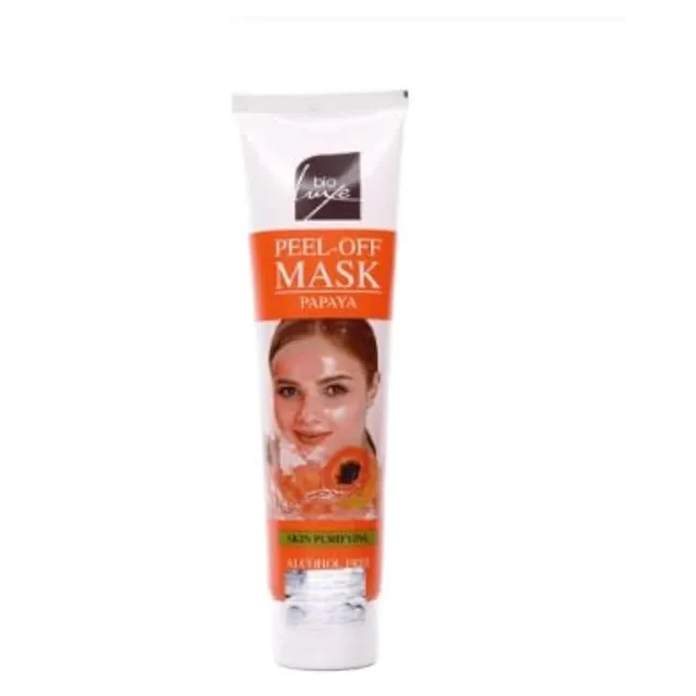 bioluxe peel off mask papaya 150ml