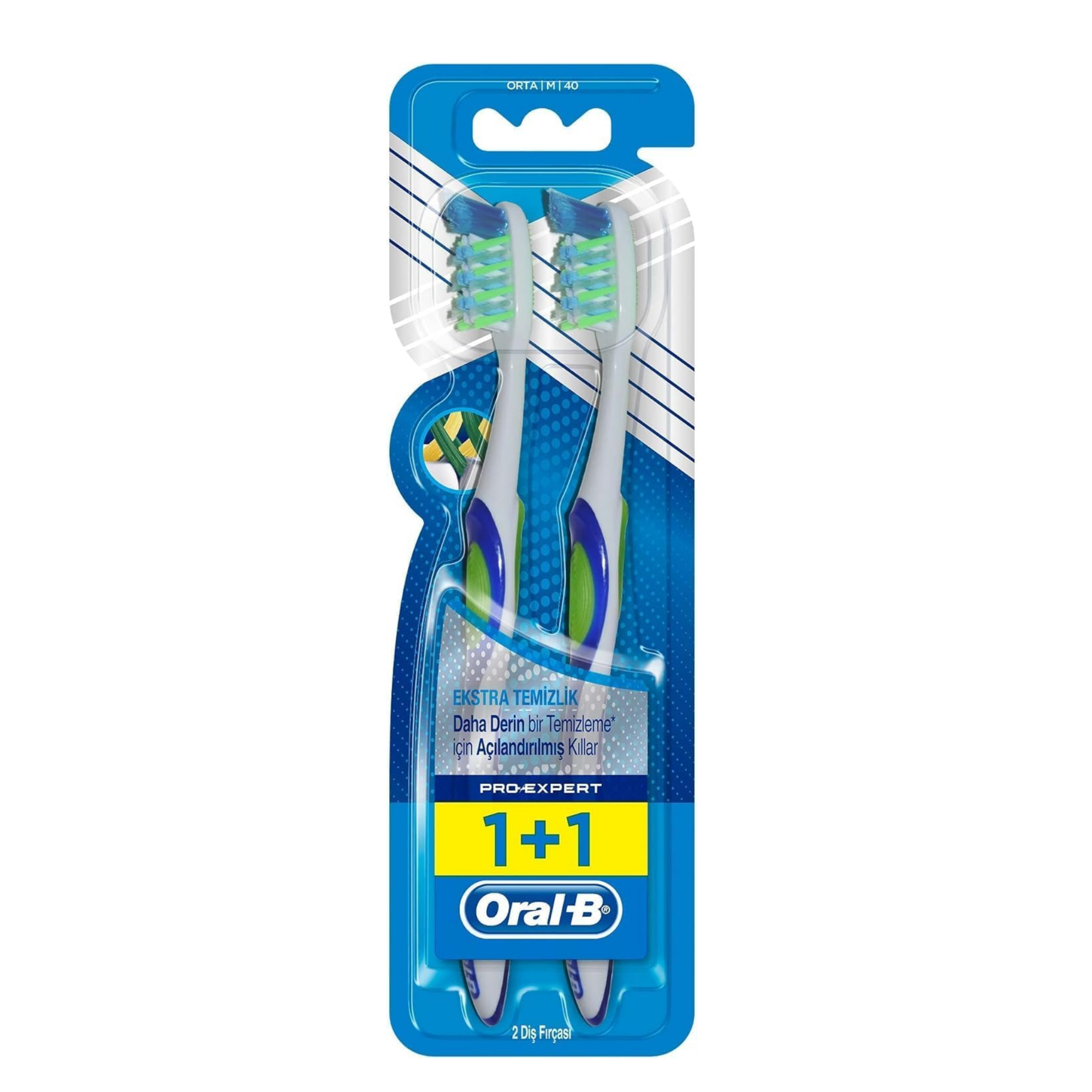 Oral-B Toothbrush Extra Clean 1+1