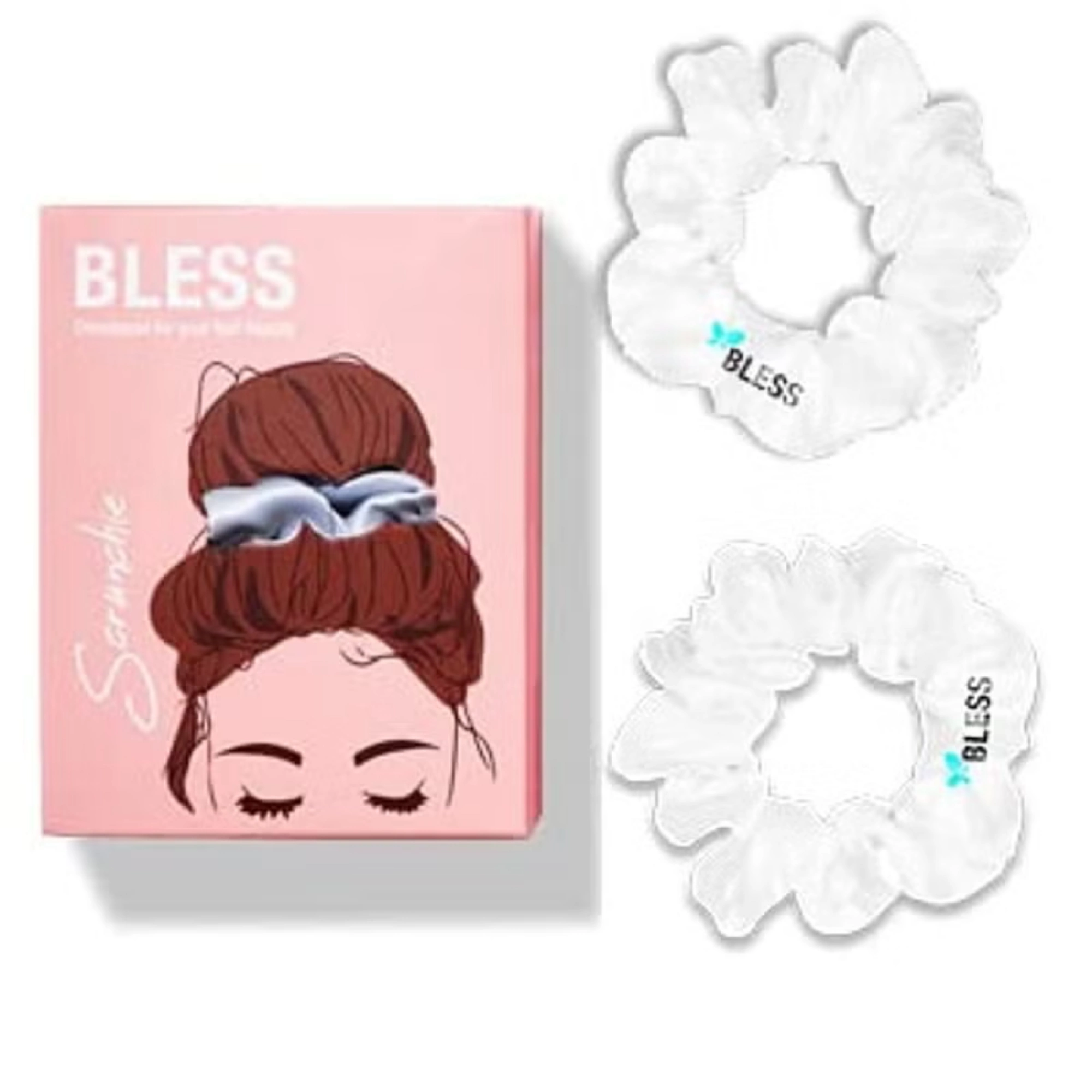 Bless Scrunchies White