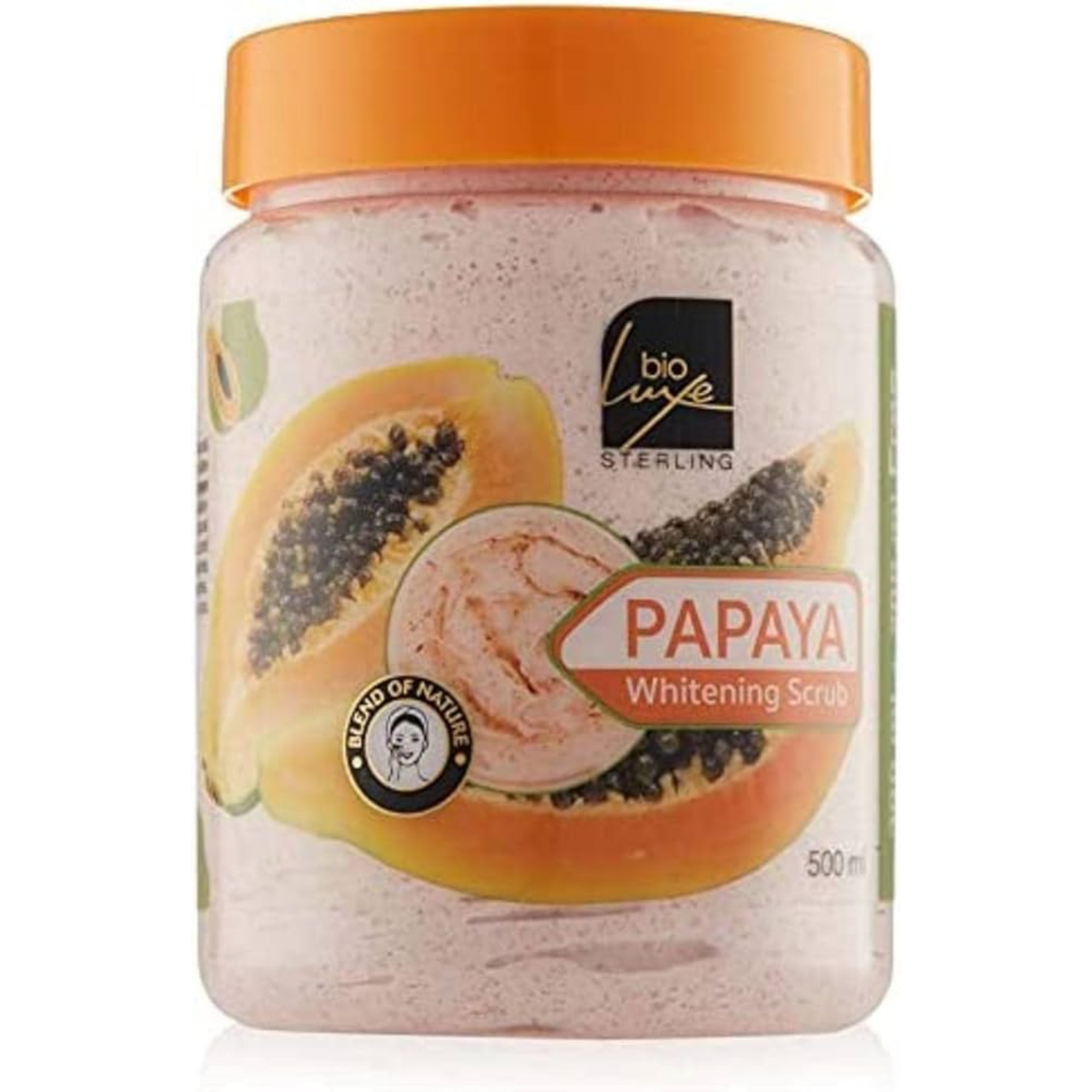 bioluxe scrub papaya 500gm