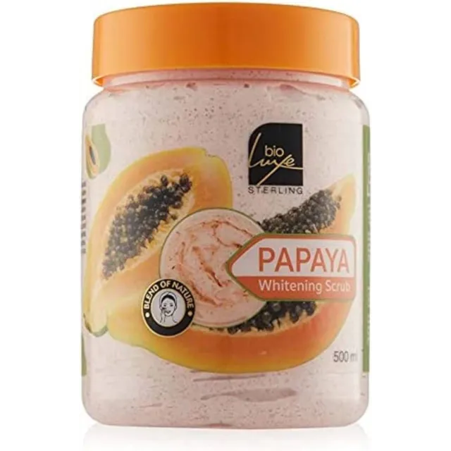 bioluxe scrub papaya 500gm