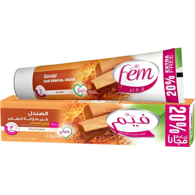 fem hair removal dry skin 40gm