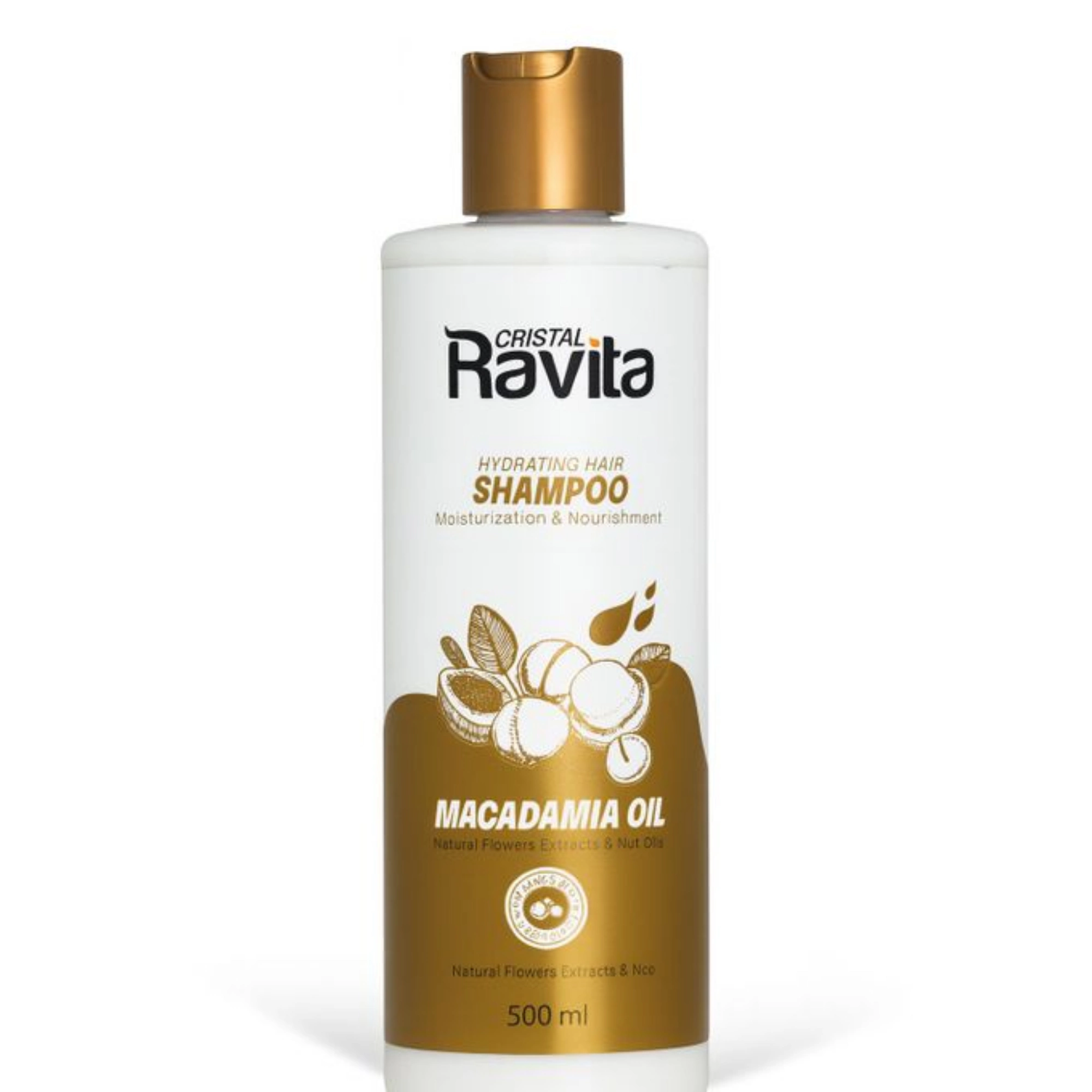 Cristal Ravita Hair Shampoo Macadamia Oil 500ml