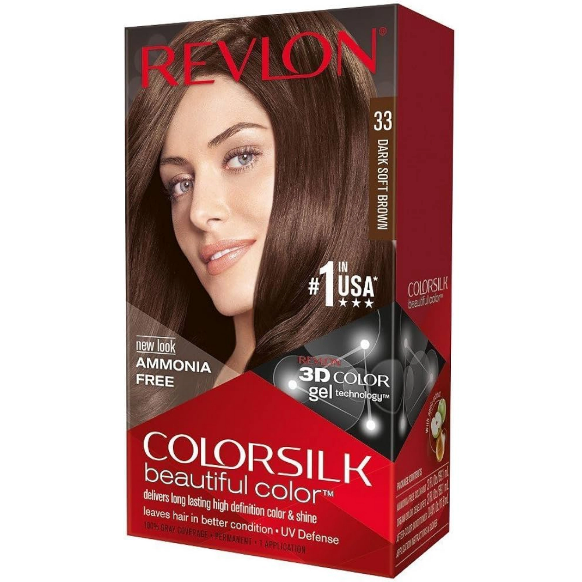 REVLON COLORSILK DARK SOFT BROWN 33