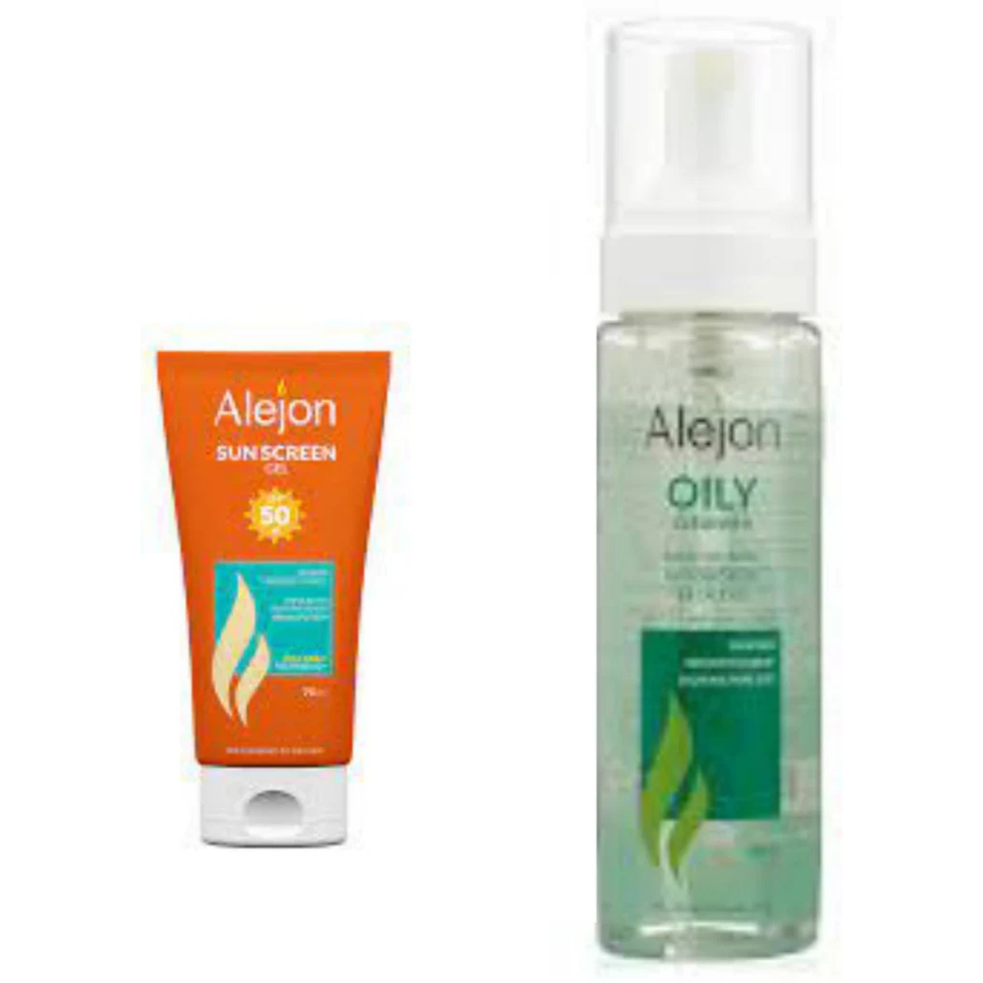 alejon cleanser oily skin + sun screen