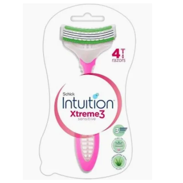 shick intuition shaving sensitive xtreme 3 2+1