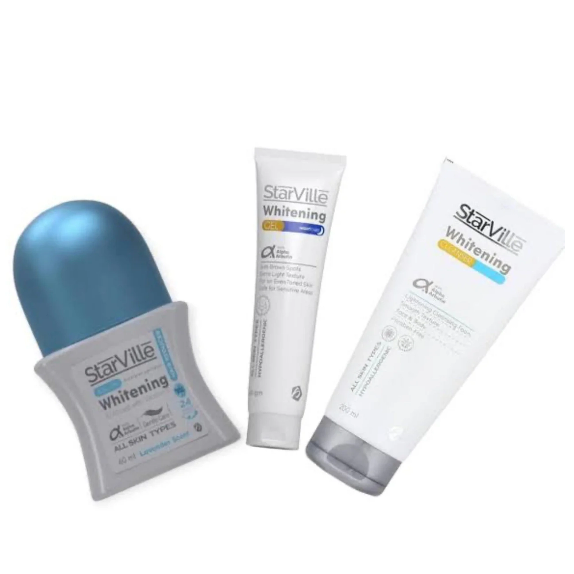 starville post laser kit clenser+gel+roll on