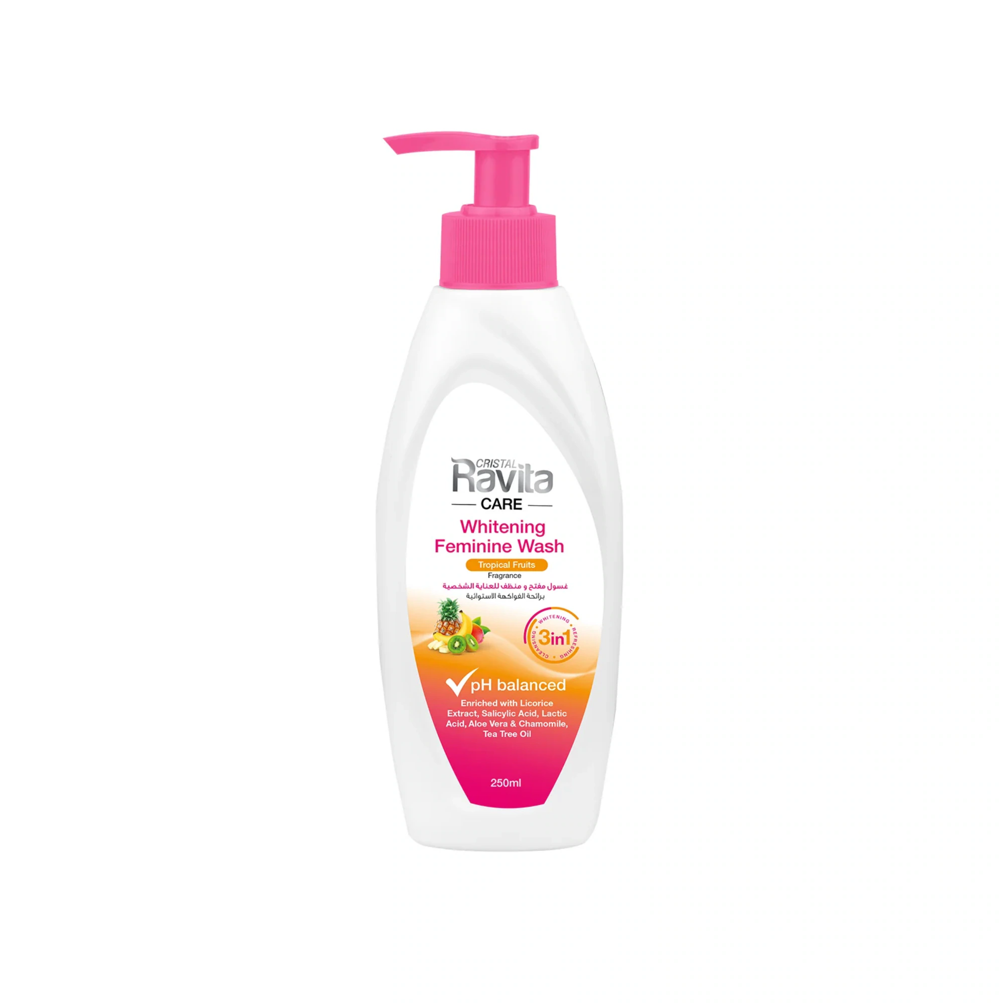 Cristal Ravita WHITENING FEMININE WASH 250ML