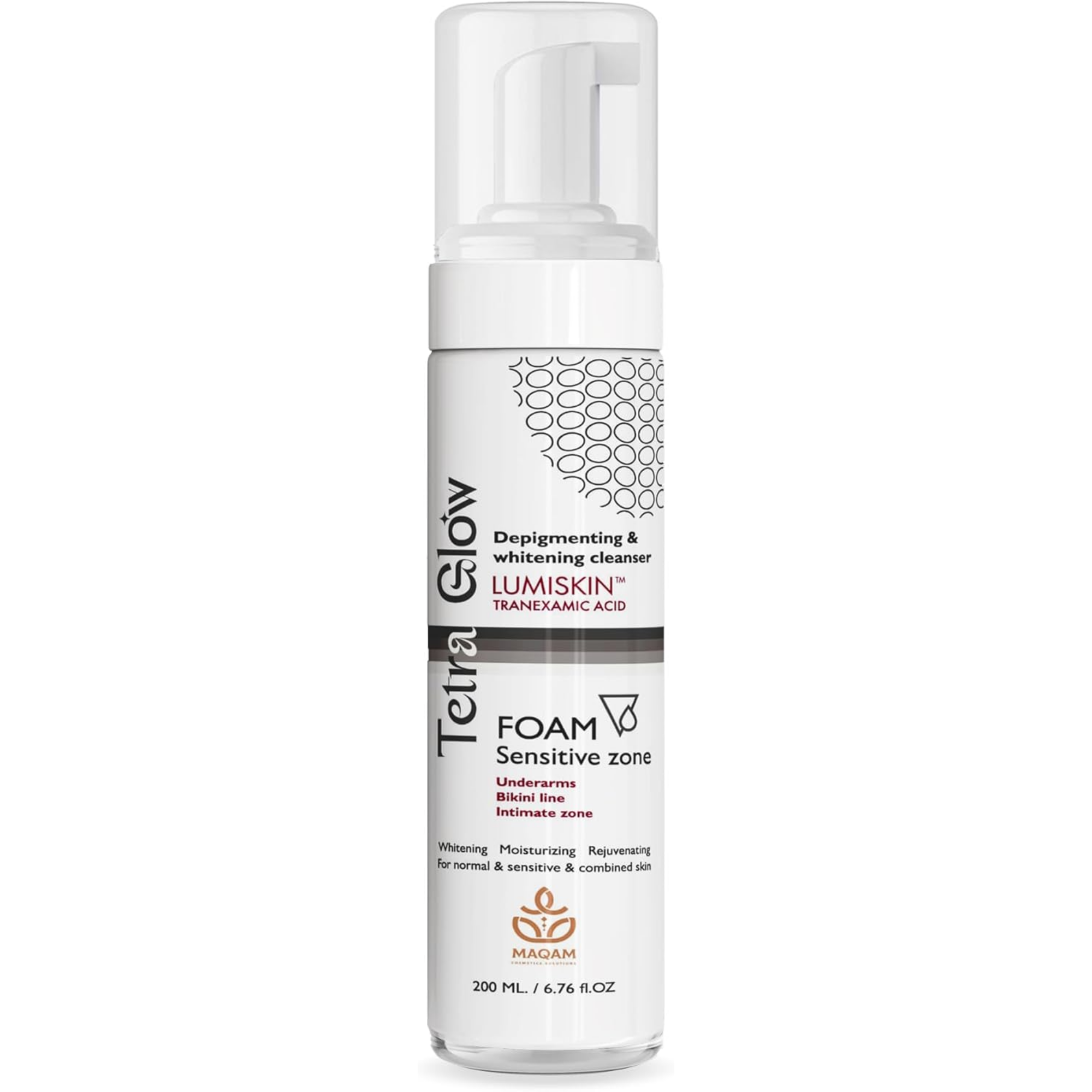 Tetraglow Whitening Intimate Foaming Wash - 200ml