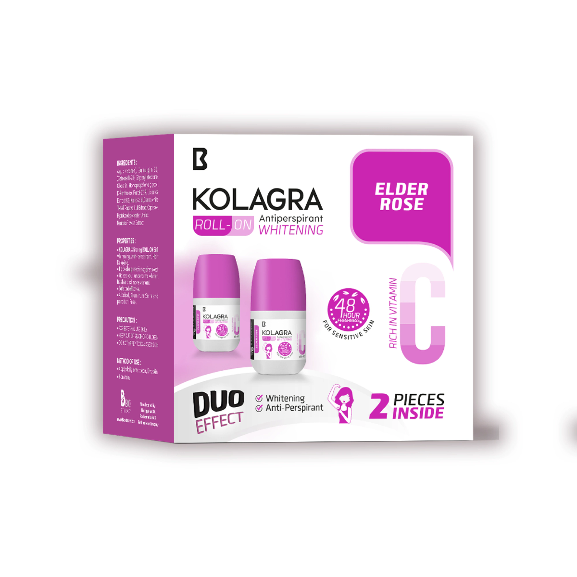 KOLAGRA ROLL ON ROSE PROMOPACK 1+1