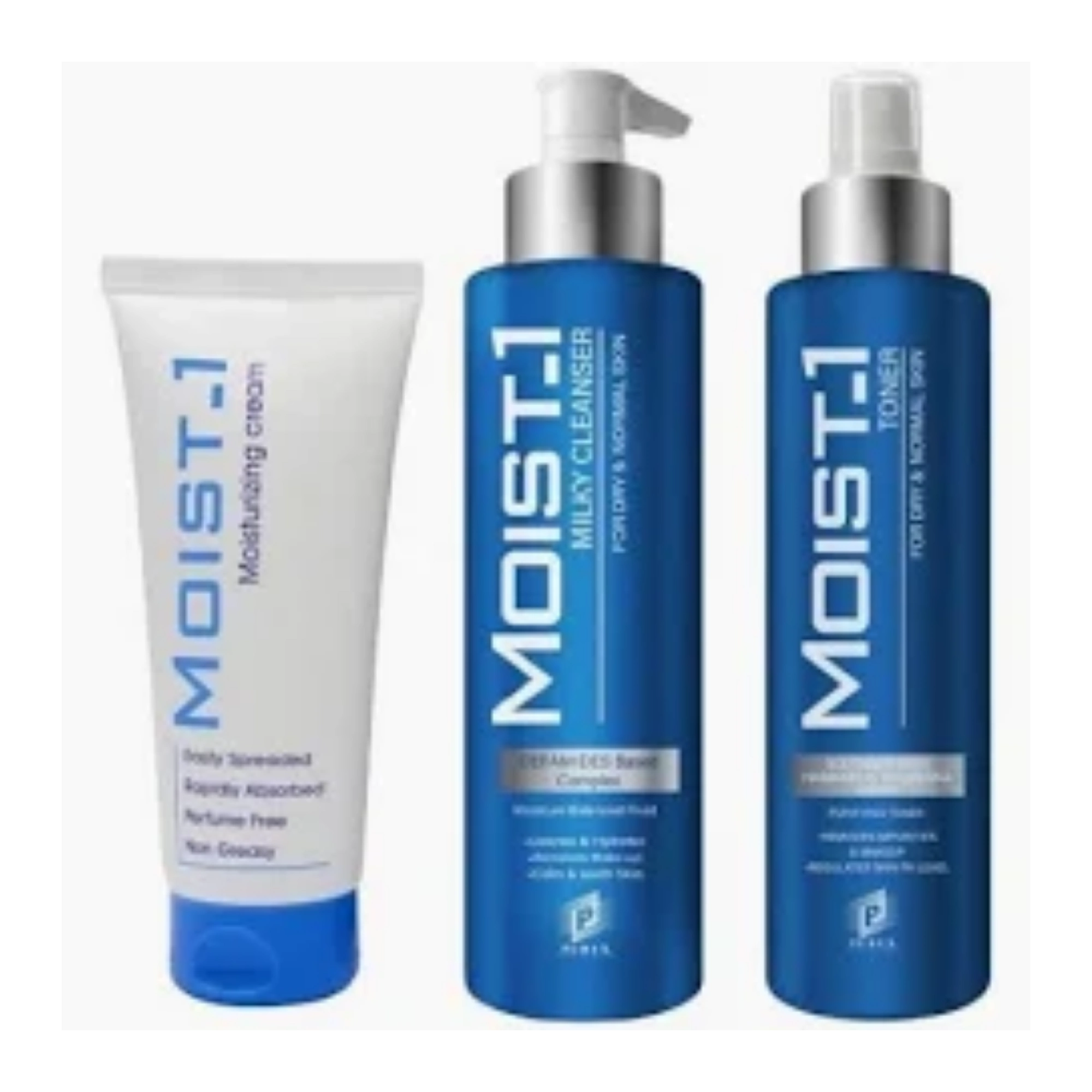 moist 1box cream+toner+cleanser