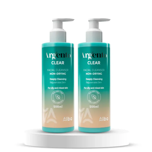 Argento Clear Facial Cleanser 200ml 1+1
