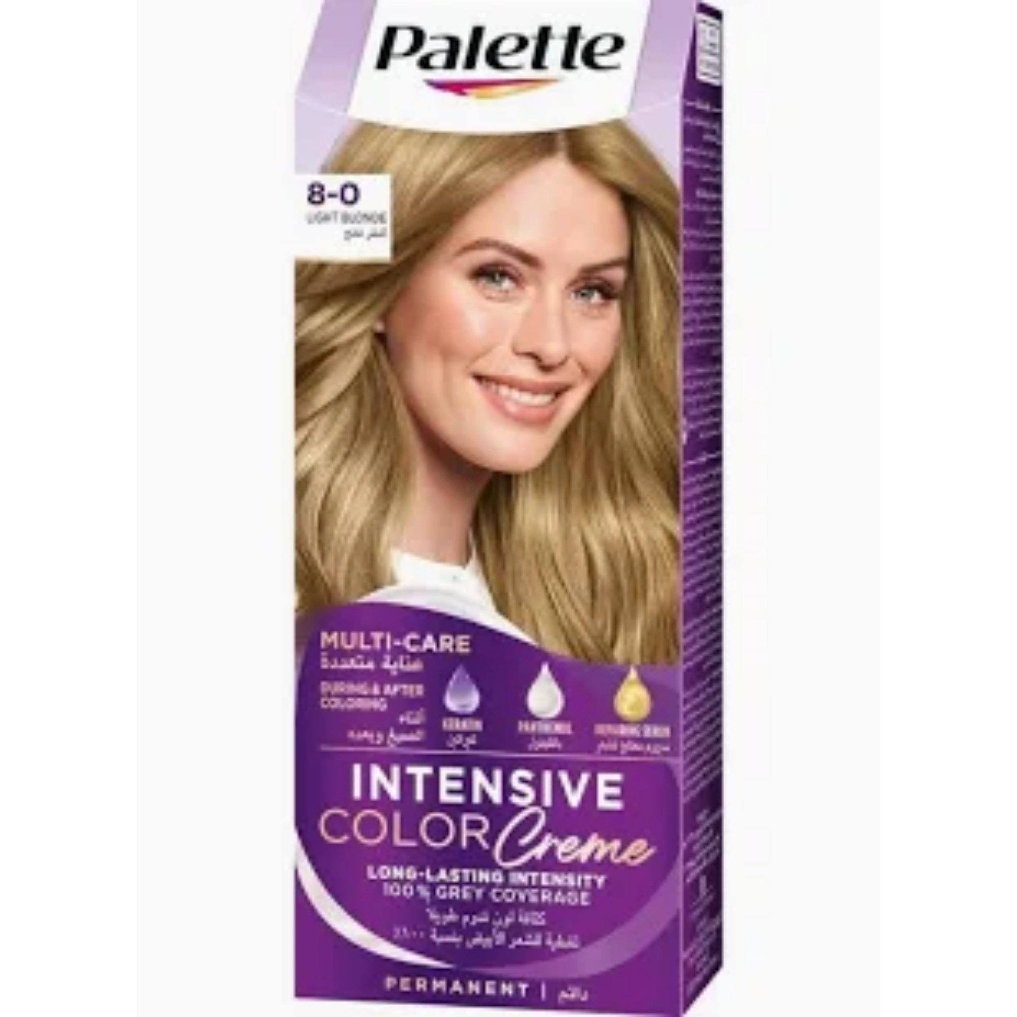 palette intense light blonde 8/0