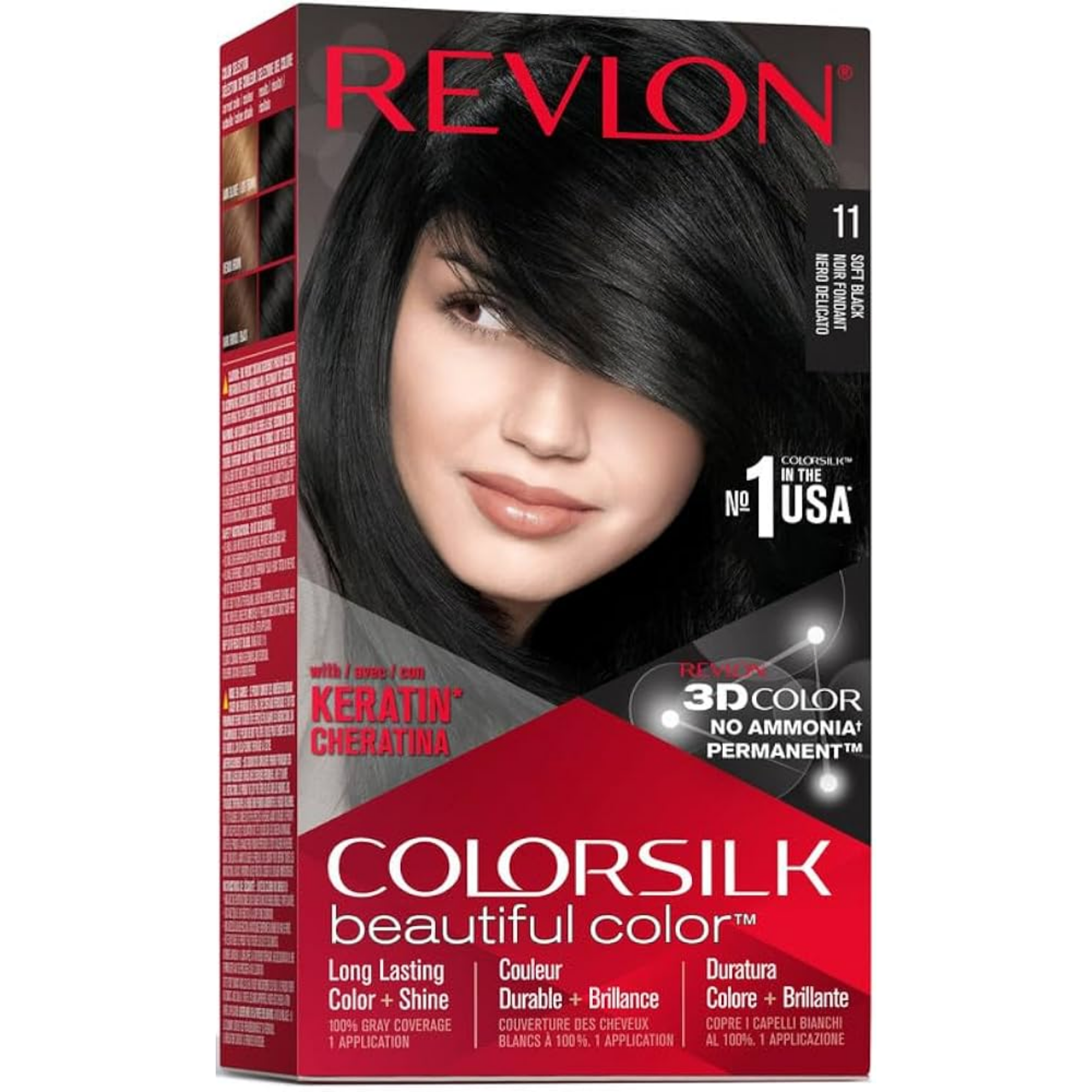REVLON COLORSILK SOFT BLACK 11